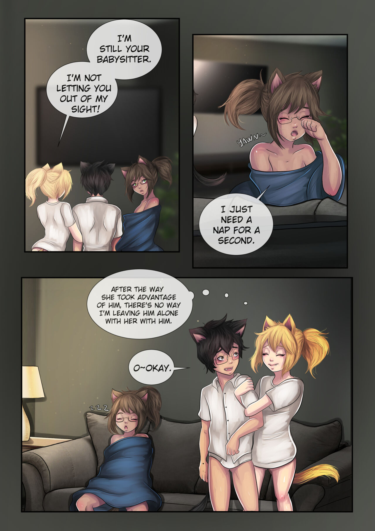 I LOVE MY BABYSITTER [Kian version colored] (english)