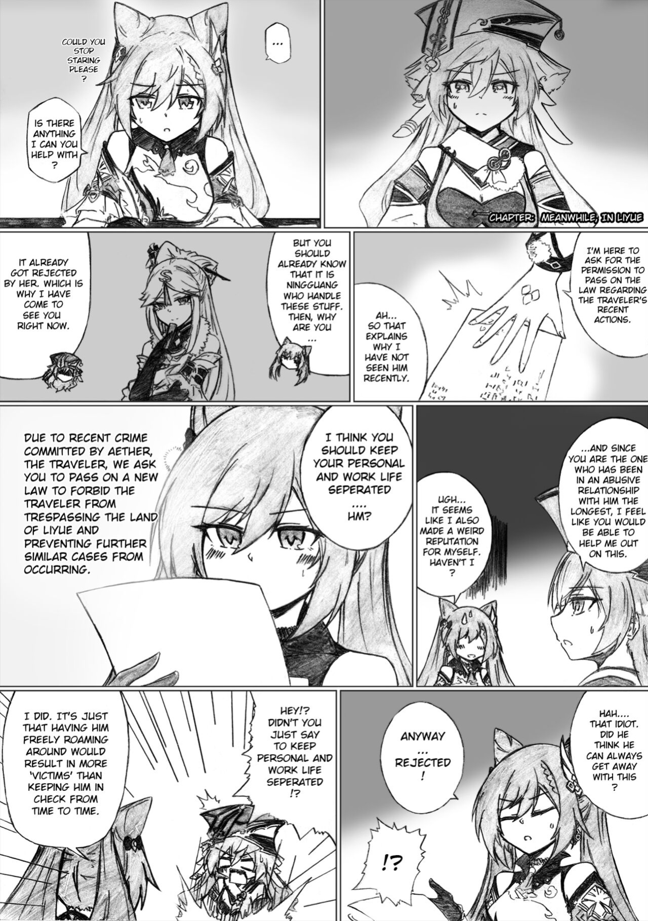 KuroCrimson Genshin Impact Manga Vol 3