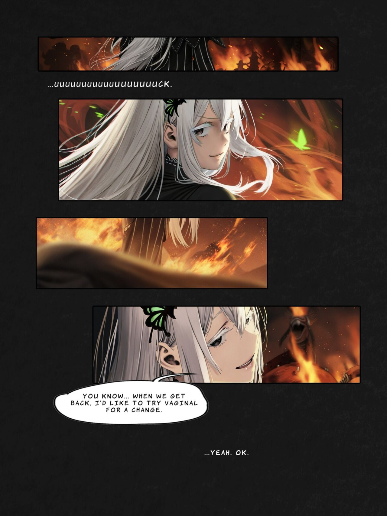 I Reincarnated into a RE:ZERO Isekai and Made a Deal with the Villainess for ANAL [FEFanatica/AI Assisted]