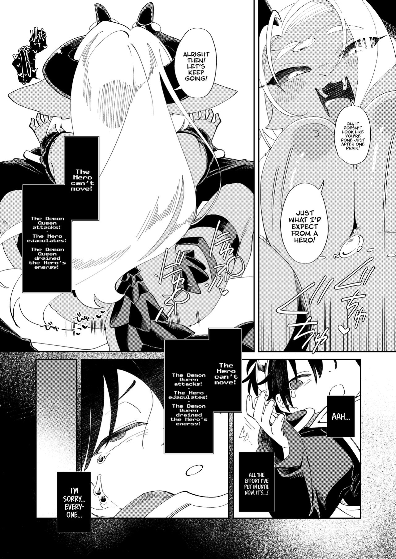[Nenneko Tanuki (Tanutan)] Muteki no Maou dakara Yuusha kara Chikara wo Suitotte Kainarasu | The Demon Queen Was Invincible So The Hero Got All His Power Sucked From Him & Ended Up As Her Pet! [A Cool Person]