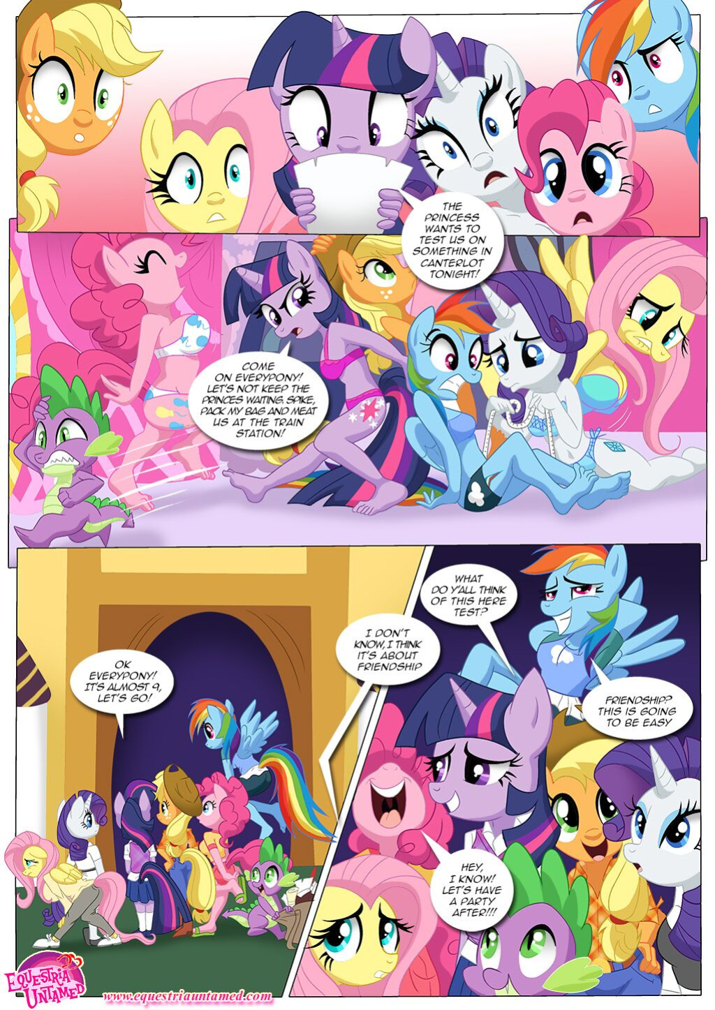 [Palcomix] The Next Level of Friendship | (My Little Pony: Friendship is Magic)