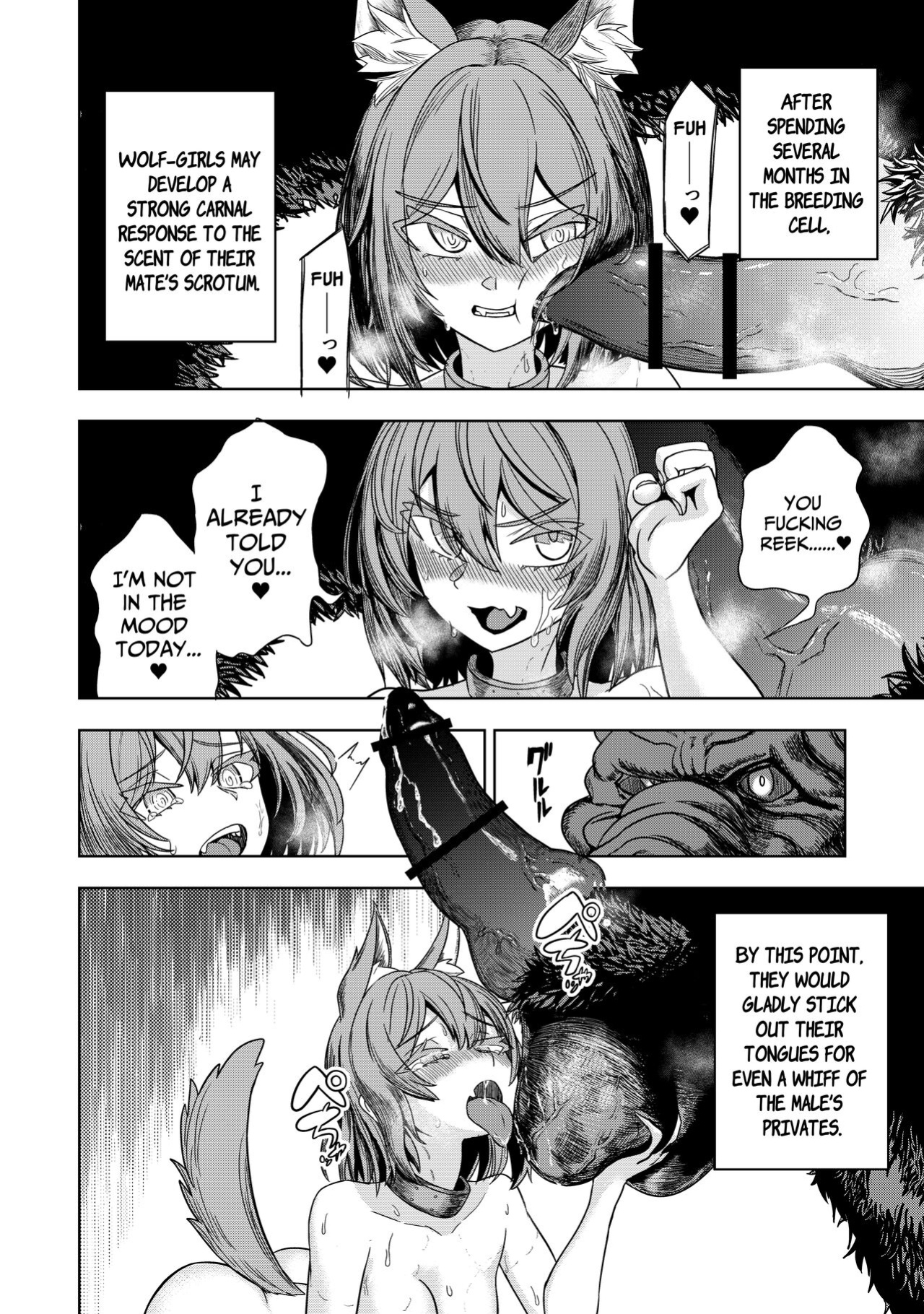 [I'm moralist (Yanagihara Mitsuki, U-mu)] Junai Hanshoku Bou -Ookami Shoujo no Shitsukekata- | Pure Love Breeding Cell: ~How to train a Wolf-girl~ [ApricotJam]