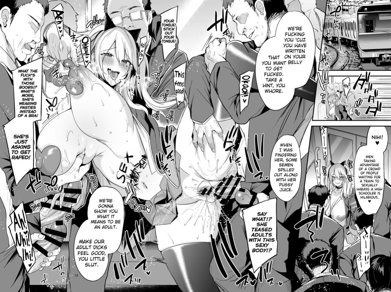 [Less Censored] [Ririo Gatto (Kaenuco)] Sokuhame Dekichau JK Miya-chan no Ichinichi