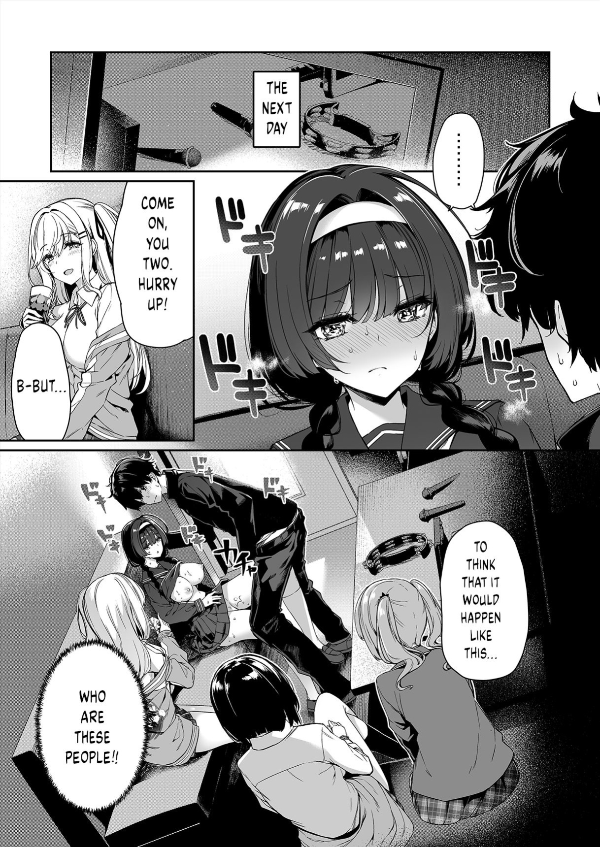 [Bottle Ship Bottler (Kazakura)] InCha Couple ga You Gal-tachi to SEX Training Suru Hanashi {akanameTL}
