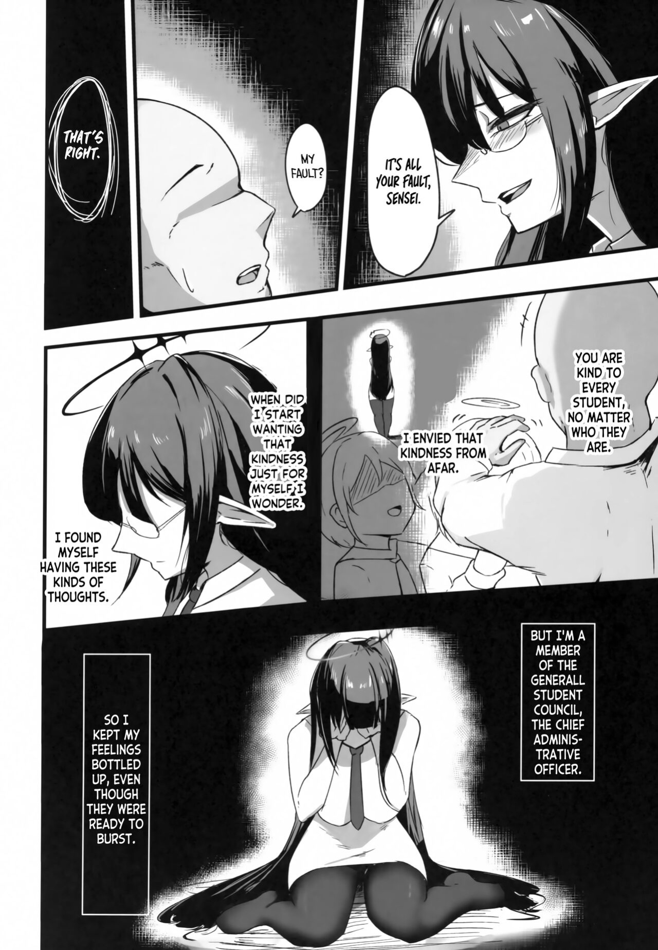 (C101) [Toei Succubus (Chamu)] Total Night Assault INSANE (Blue Archive) [Tea Party Scans]