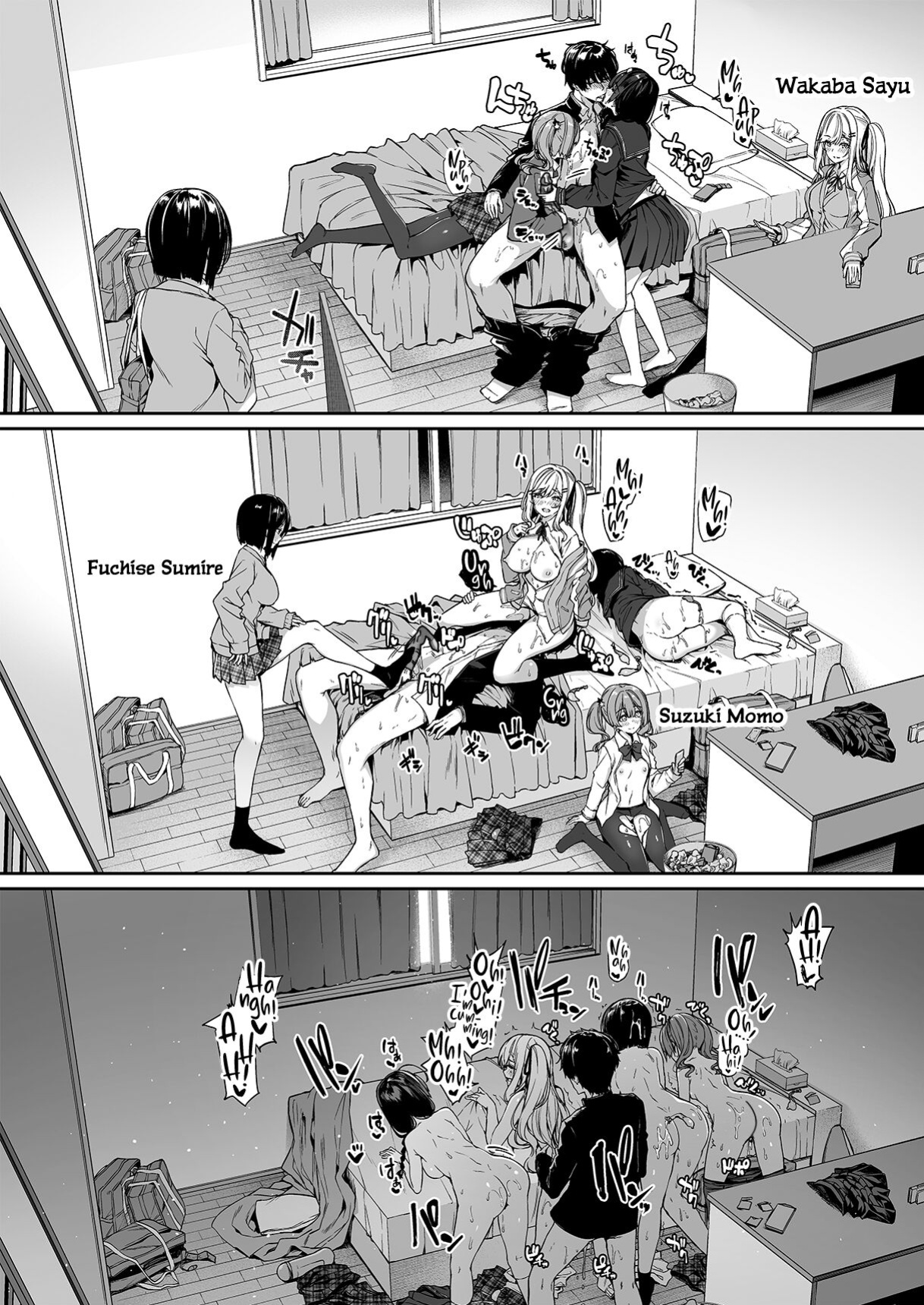 [Bottle Ship Bottler (Kazakura)] InCha Couple ga You Gal-tachi to SEX Training Suru Hanashi 2 {Hennojin}
