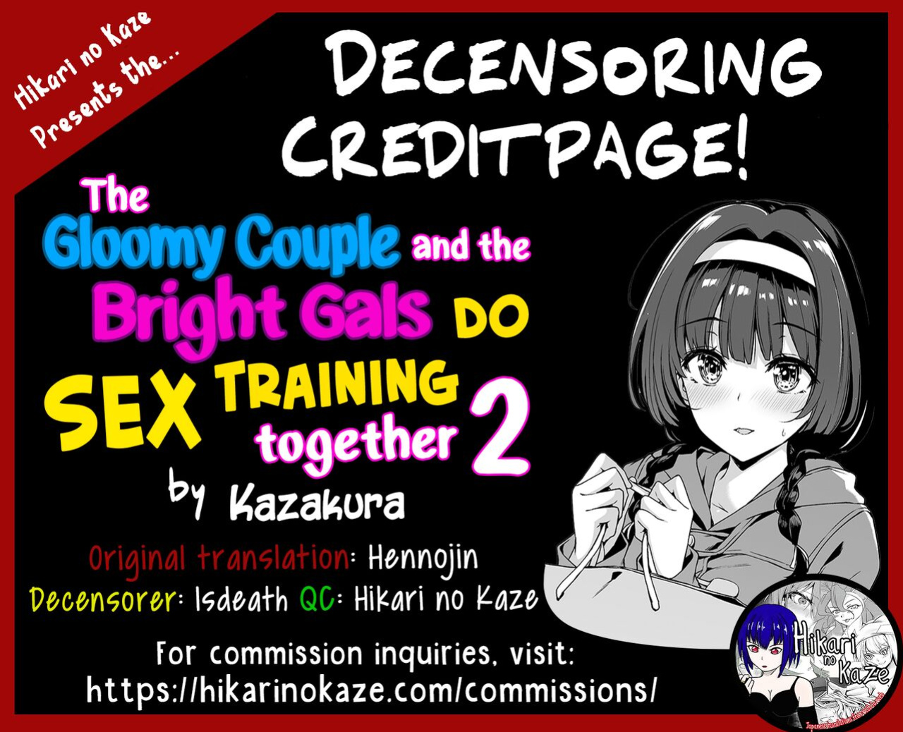 [Bottle Ship Bottler (Kazakura)] InCha Couple ga You Gal-tachi to SEX Training Suru Hanashi 2 {Hennojin}