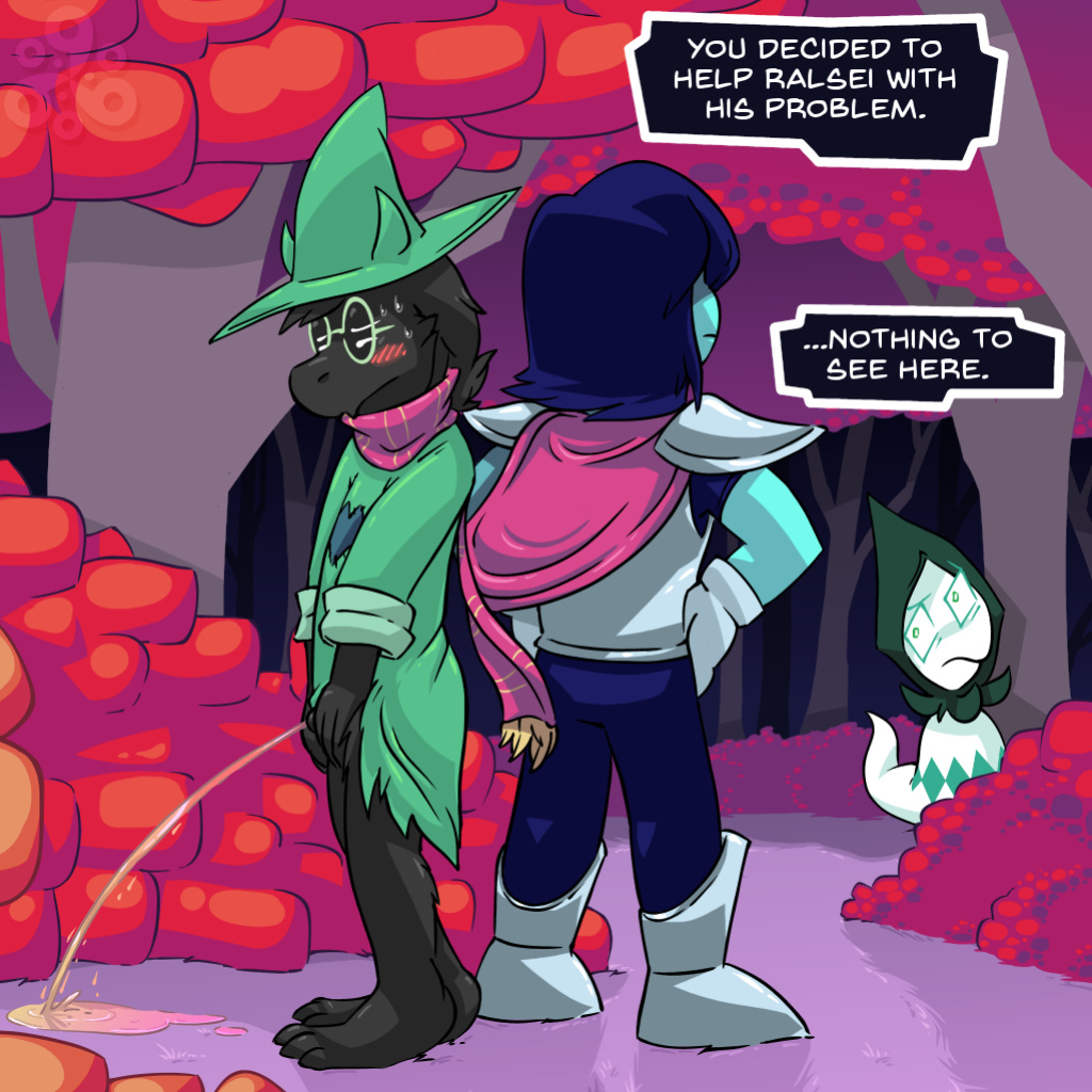 [grumpyvulpix] Undertale/Deltarune's Golden Shower