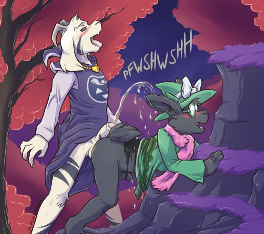 [grumpyvulpix] Undertale/Deltarune's Golden Shower
