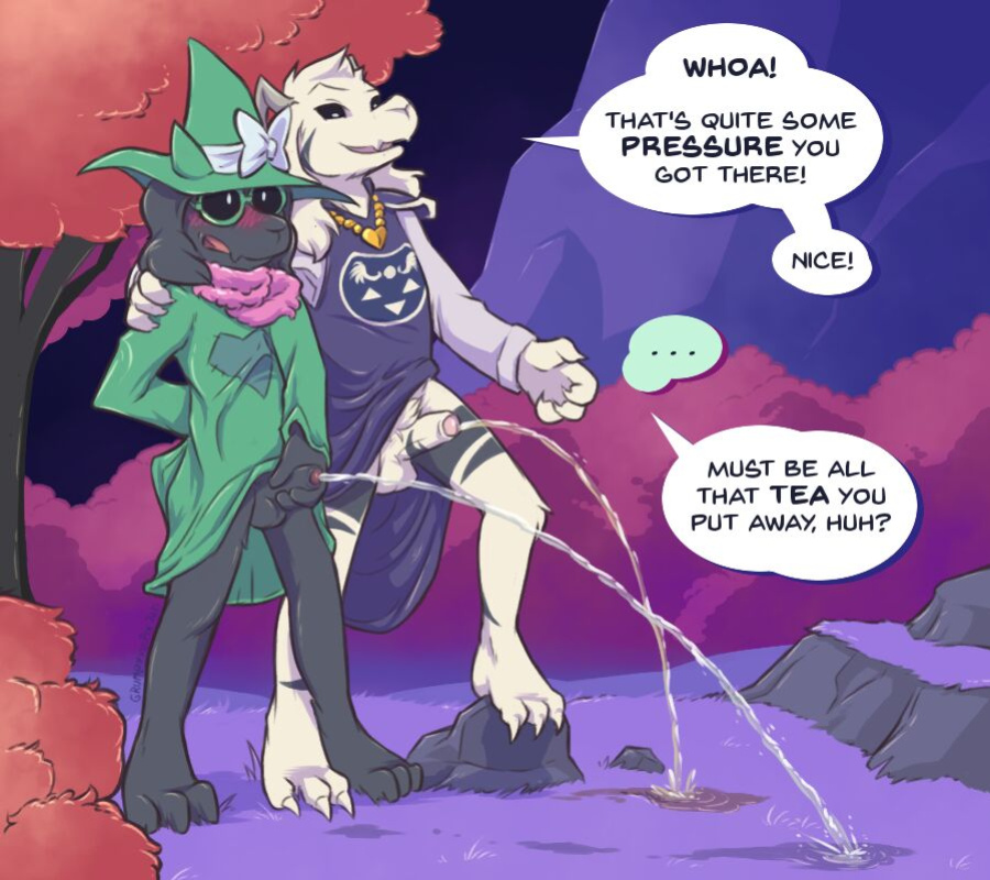 [grumpyvulpix] Undertale/Deltarune's Golden Shower