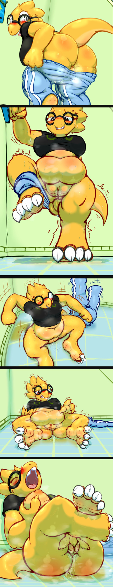 [Frist] Omorashi Drive Challenge - Alphys