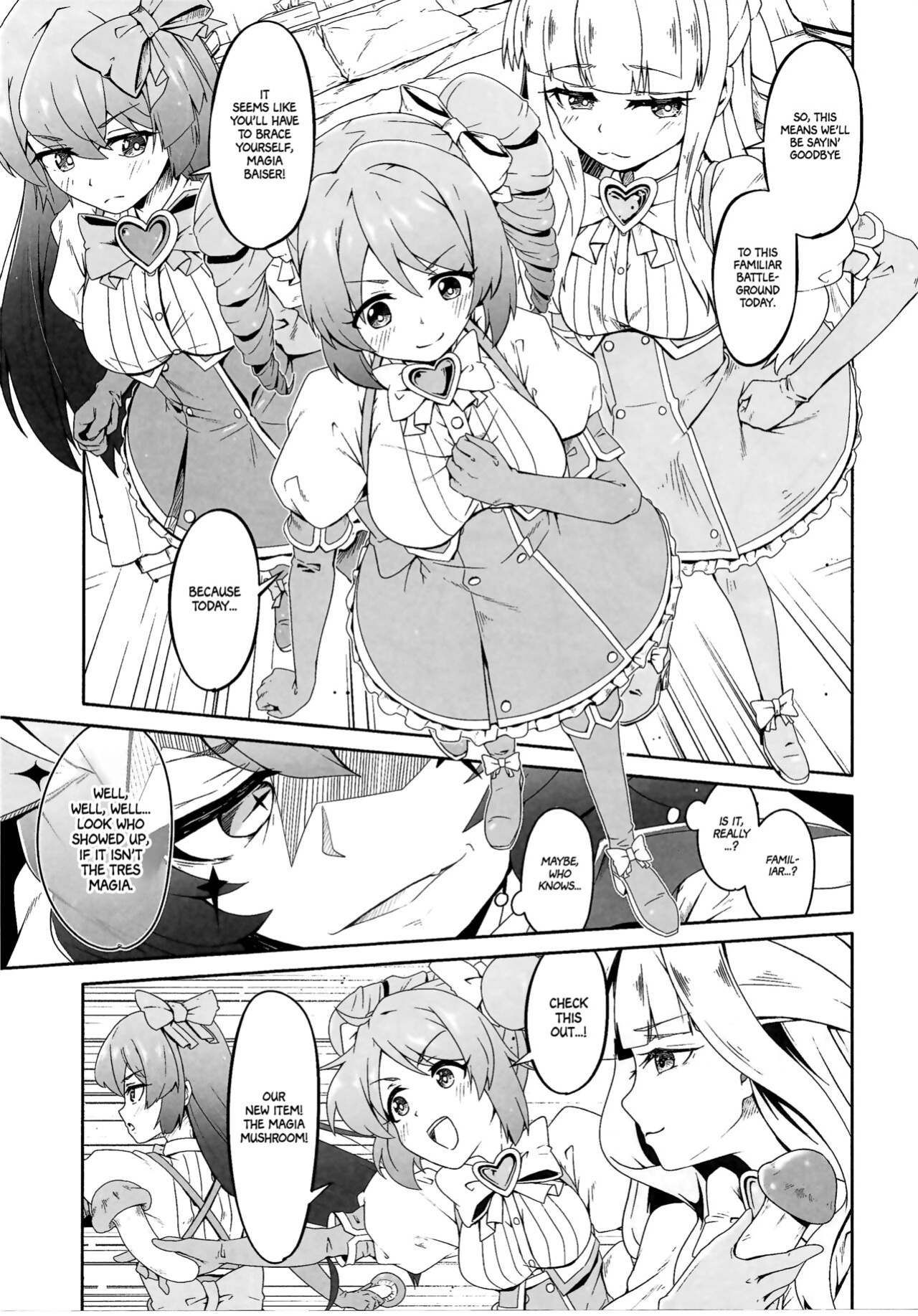 (COMIC1☆24) [MIDDLY (Midorinocha)] Kaishaku Chigai ni Akogarete - I admired the misunderstanding but it was a serious failure... (Mahou Shoujo ni Akogarete) [Project Valvrein]