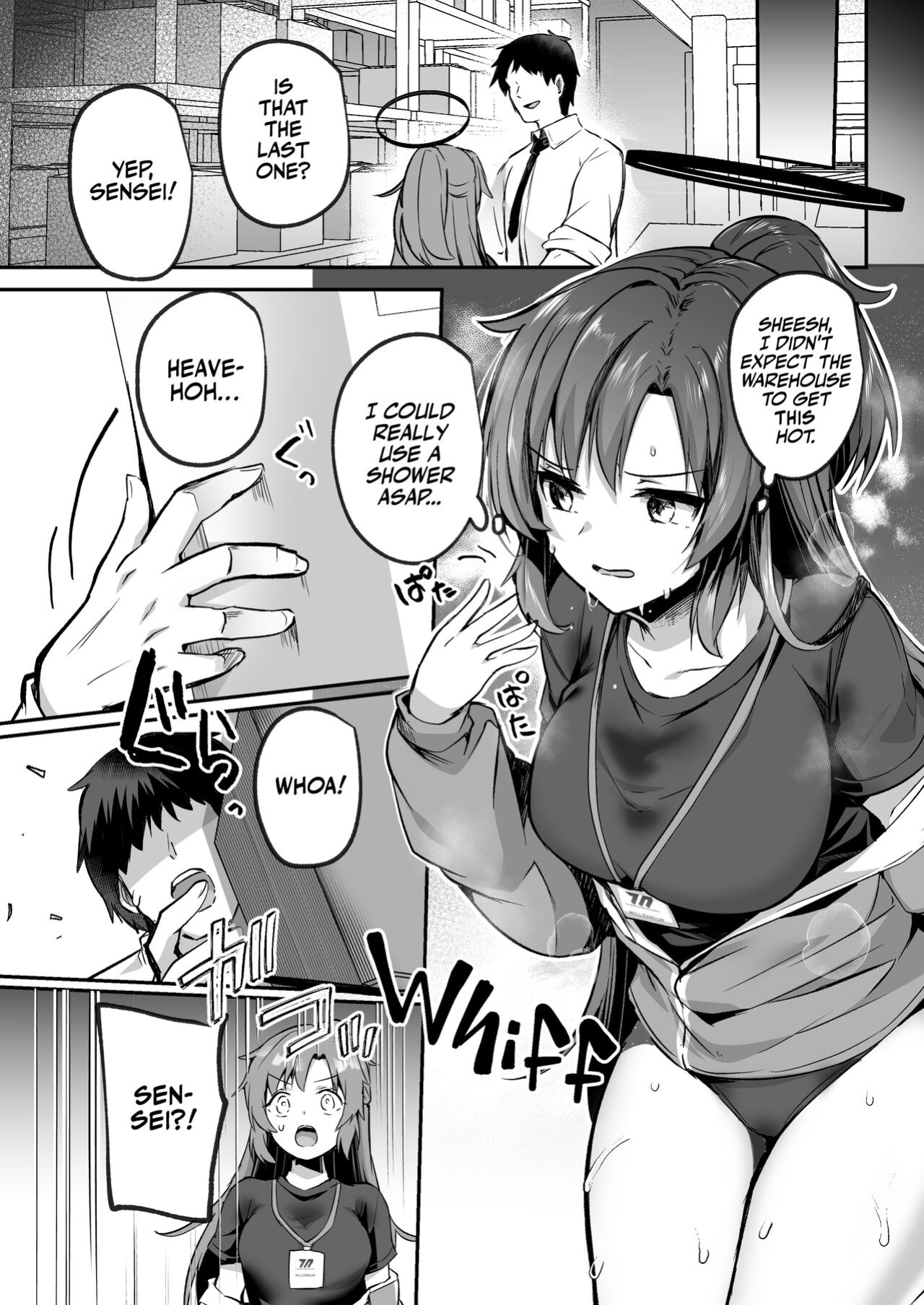 [Kuusou Monochrome (Abi)] Bousou shita Sensei ni Oshitao Sarete SEX Suru Hon | Cooling Off Sensei's Unbridled Lust with Sex! (Blue Archive) [Team Rabu2]
