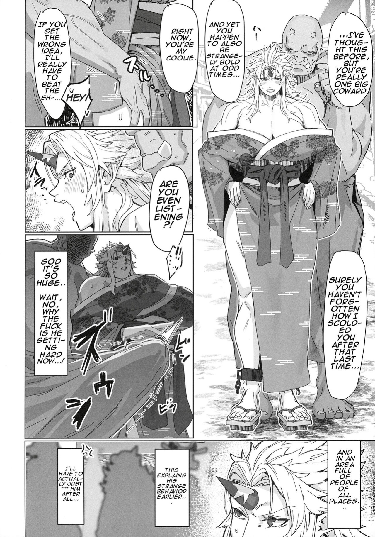 Yuugi Locked In A Grapple With An Orc 2 + cg draft