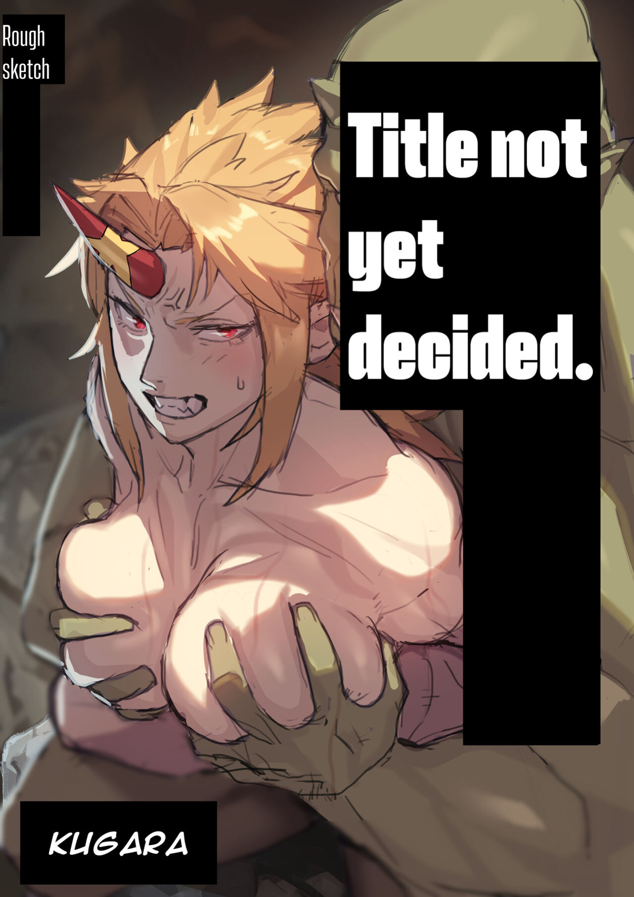 Yuugi Locked In A Grapple With An Orc 2 + cg draft