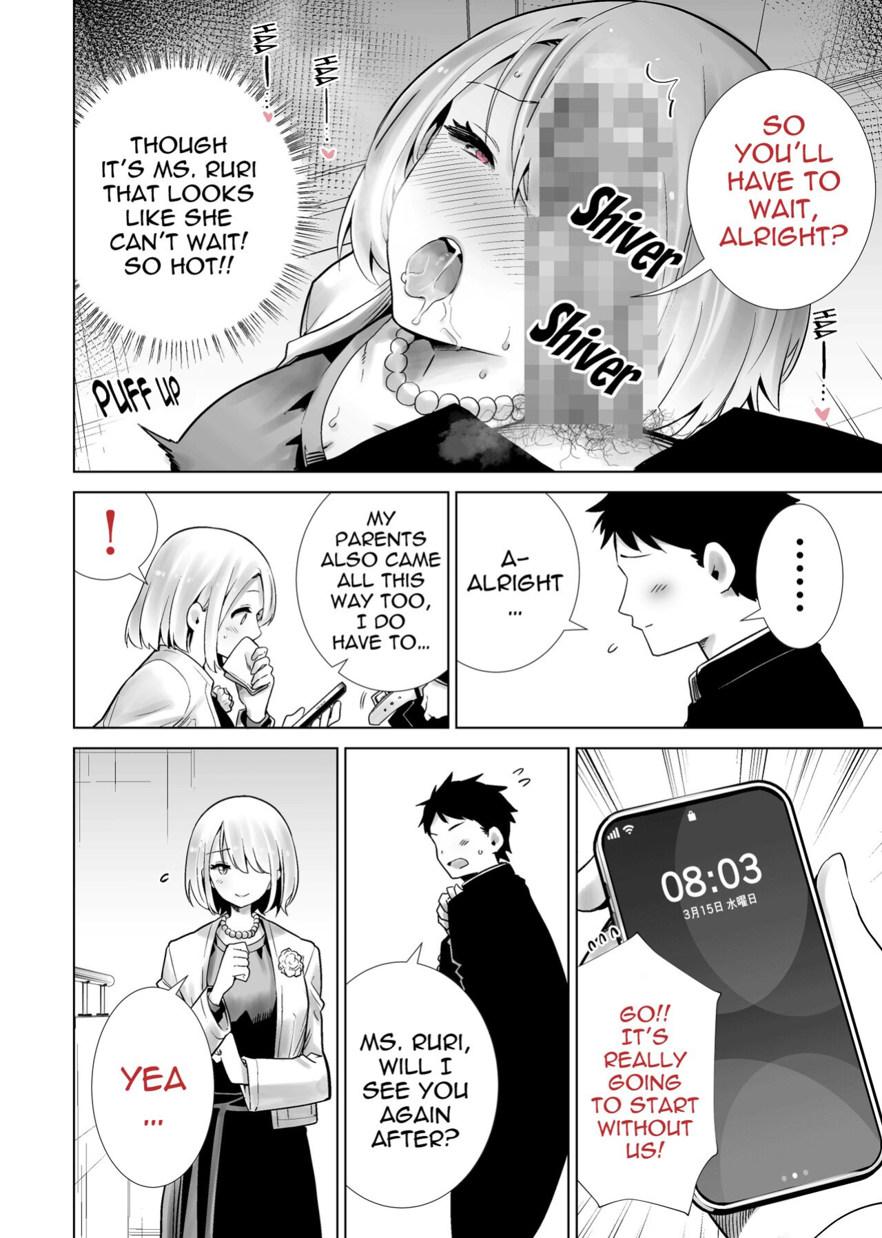 [RK-2] Tomodachi no Mama ga Boku no Dekachin de Ikimakutta Sotsugyoushiki [hardcase8translates]