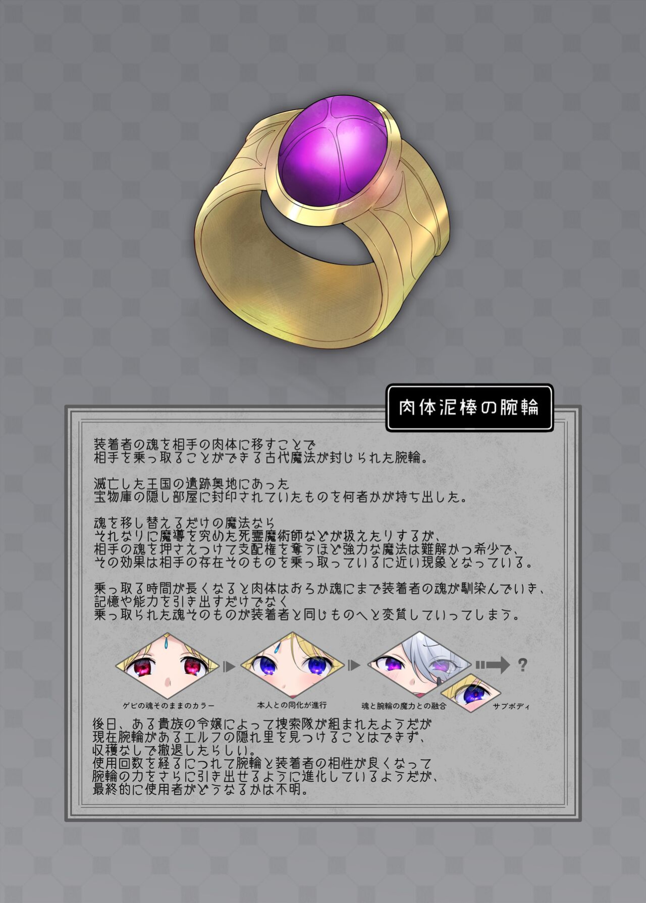[Popland (Fanta no Cola Aji, Hiiragi Popura)] Nikutai Dorobou no Udewa | Bracelet of Body Thief