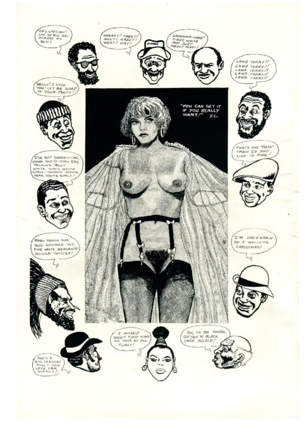 White Whore Funnies #1 (1975)