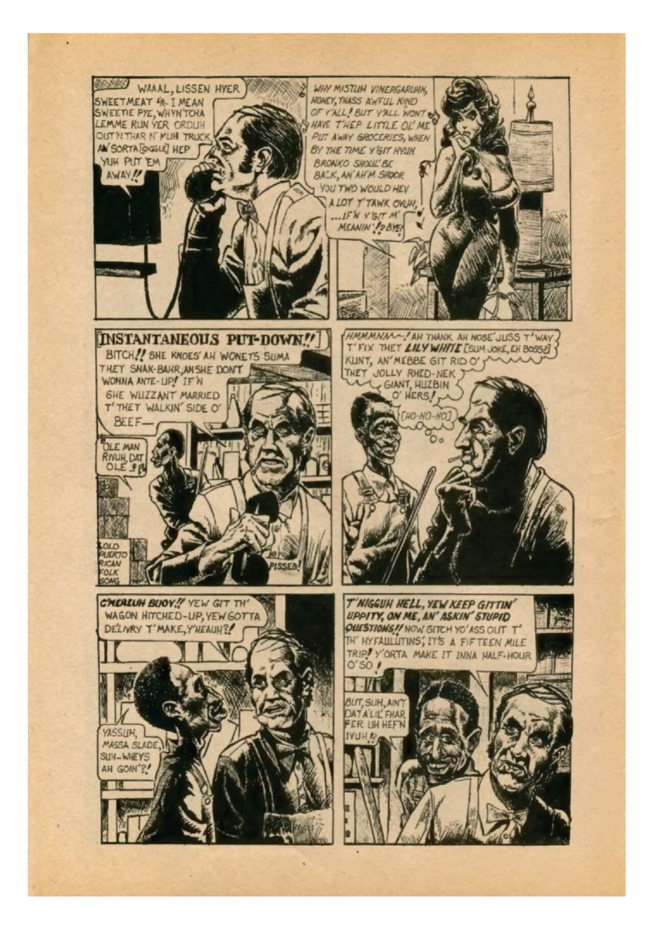 White Whore Funnies #1 (1975)