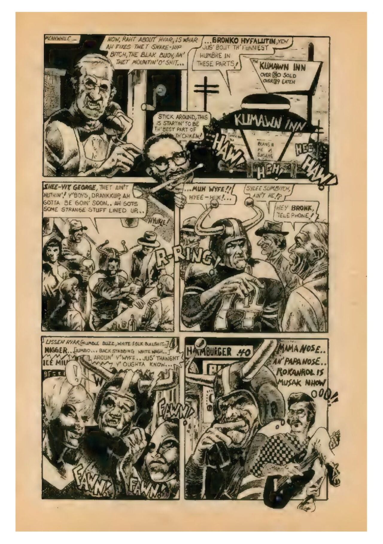White Whore Funnies #1 (1975)