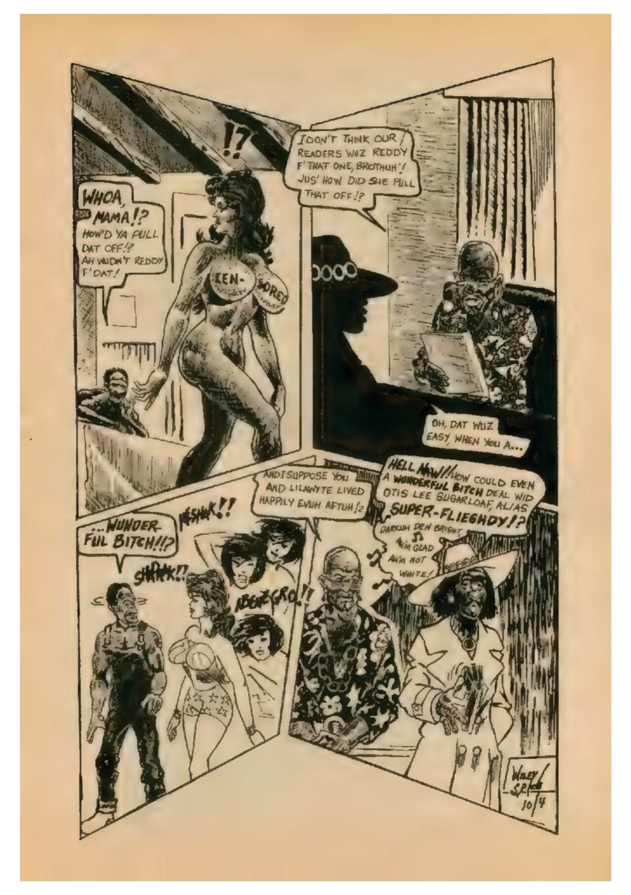 White Whore Funnies #1 (1975)