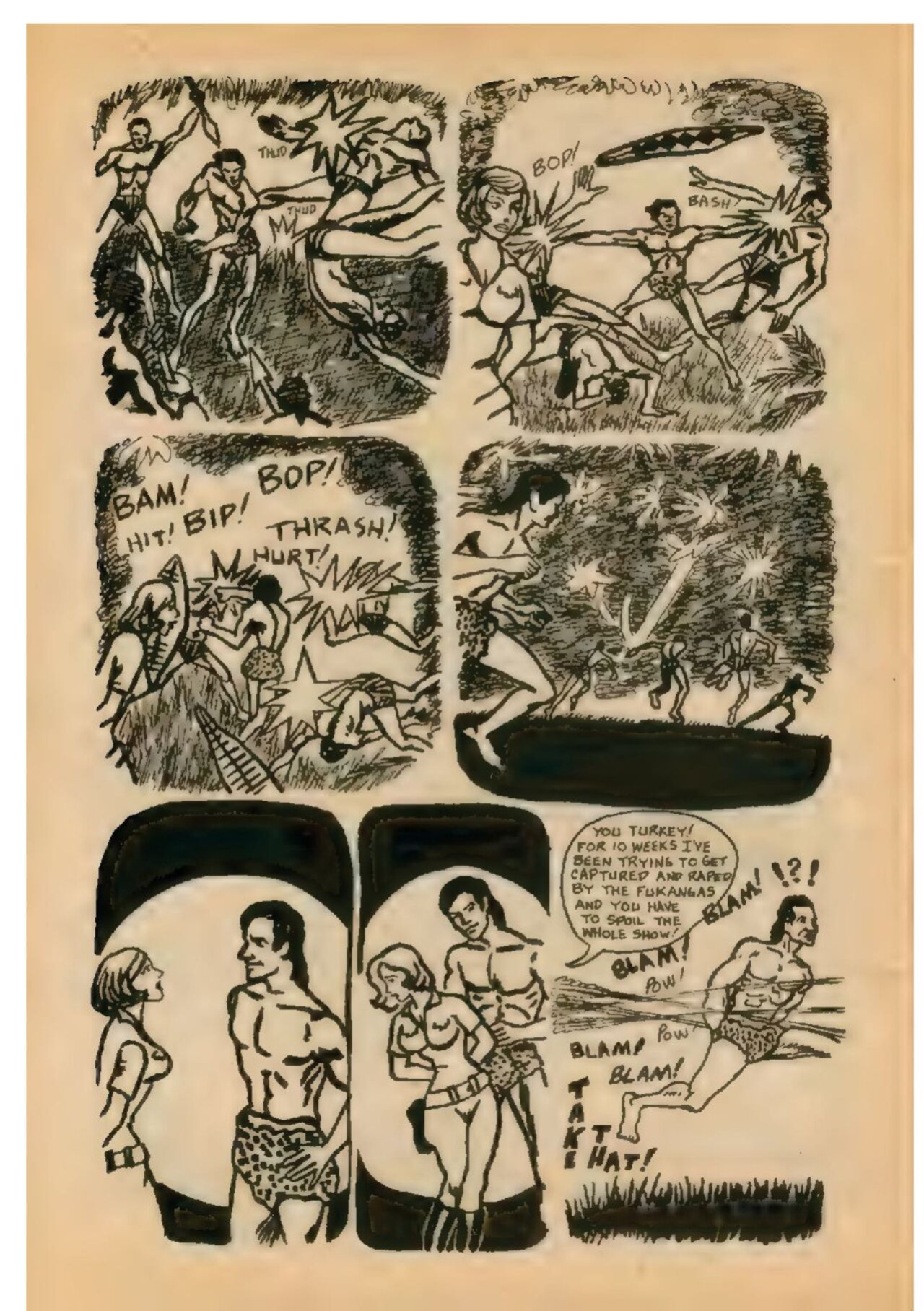 White Whore Funnies #1 (1975)