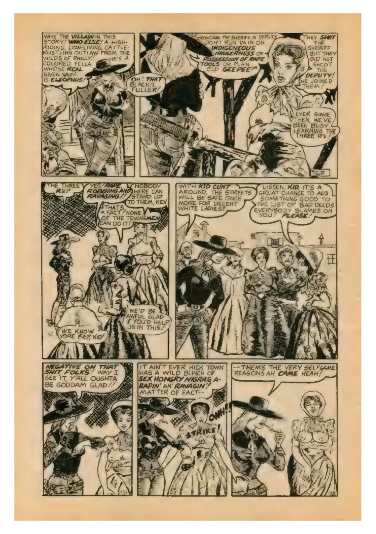 White Whore Funnies #1 (1975)