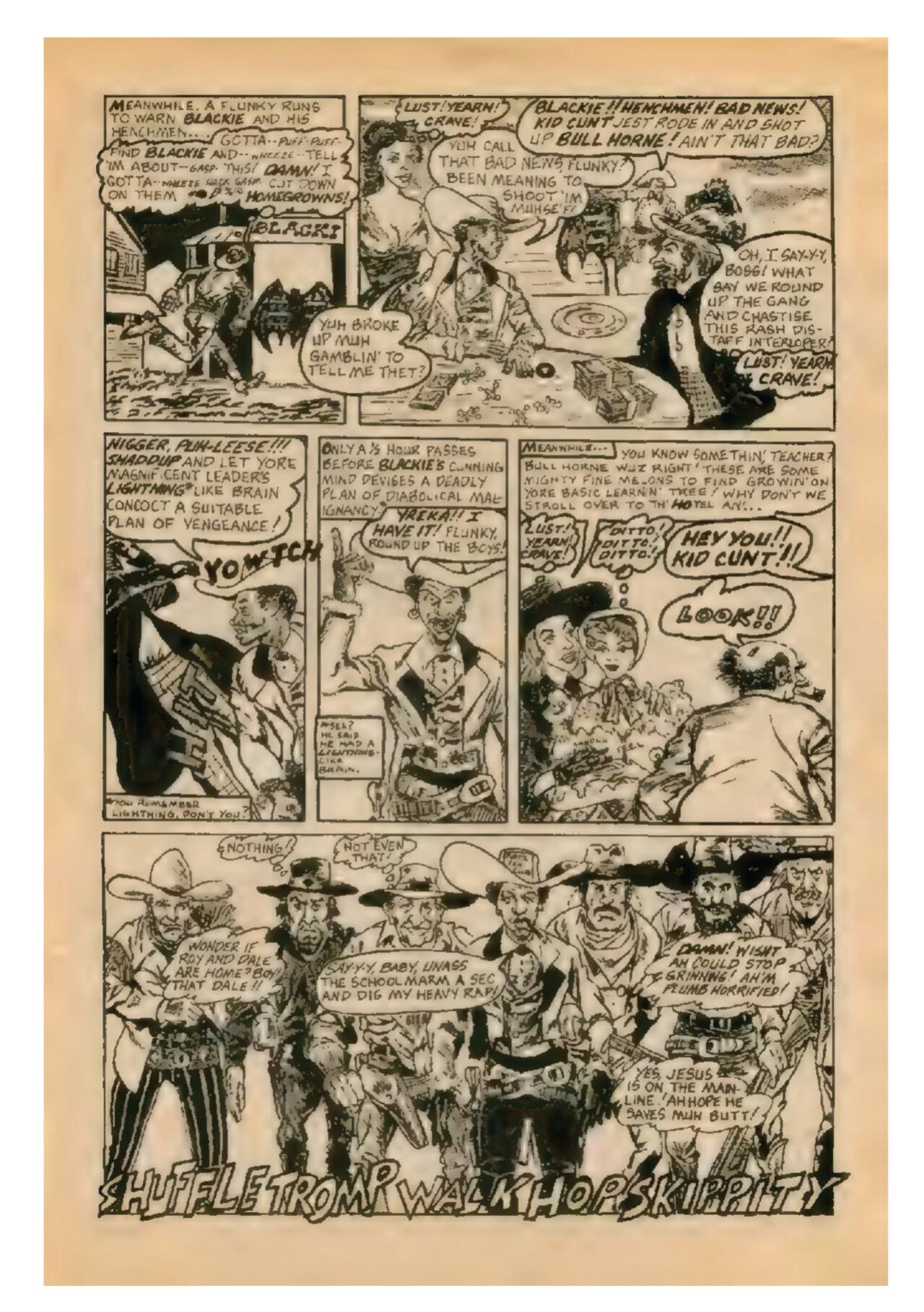 White Whore Funnies #1 (1975)
