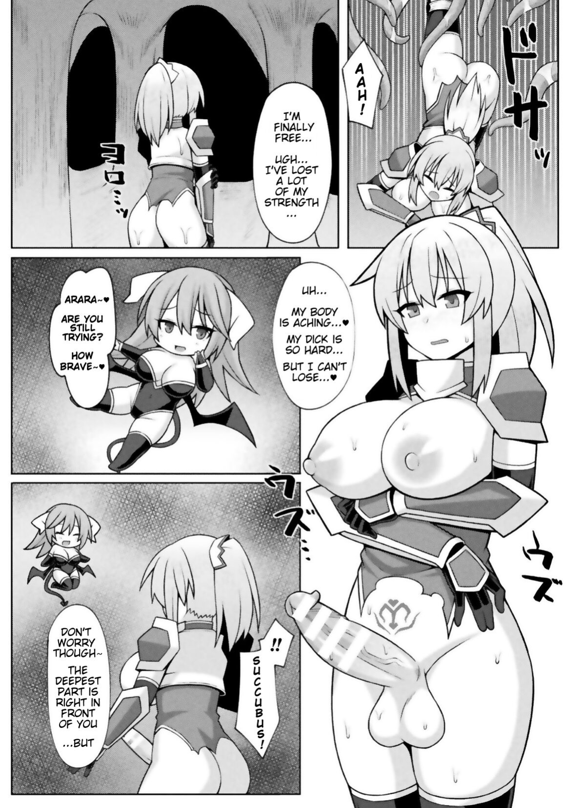 [Zinkurou] Futanari Seikishi to Kyuusei no Ori | Futanari Holy Knight and the Cage of Sperm-Draining (2D Comic Magazine Futanari Energy Drain Mesuzao Kyuuin de Energy Shasei Haiboku! Vol. 1) [imanoterone]
