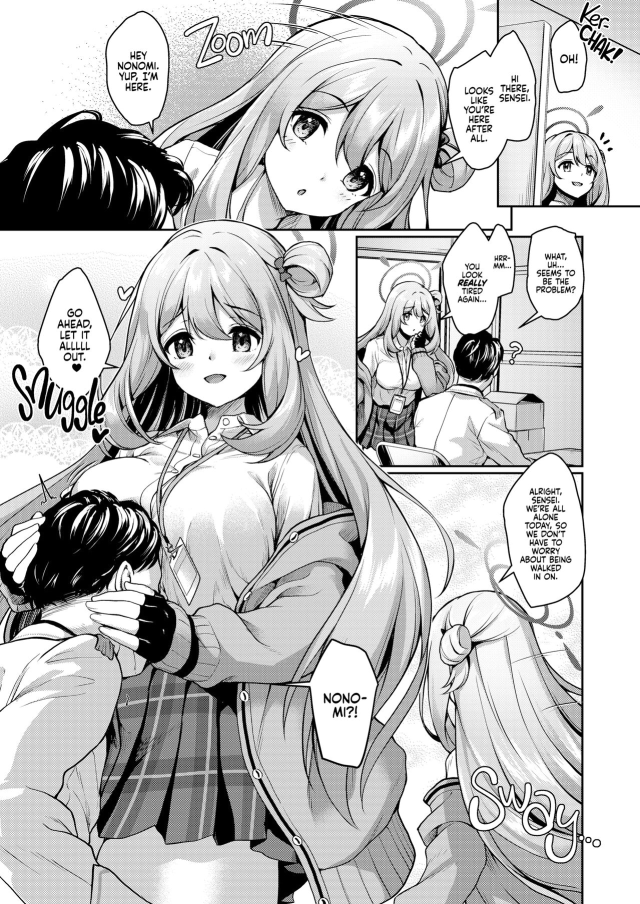 [Yusaritsukata (Awayume)] Sensei, Nonomi ga Iyashite Agemasu ne | Nonomi Will Make It All Better! (Blue Archive)
