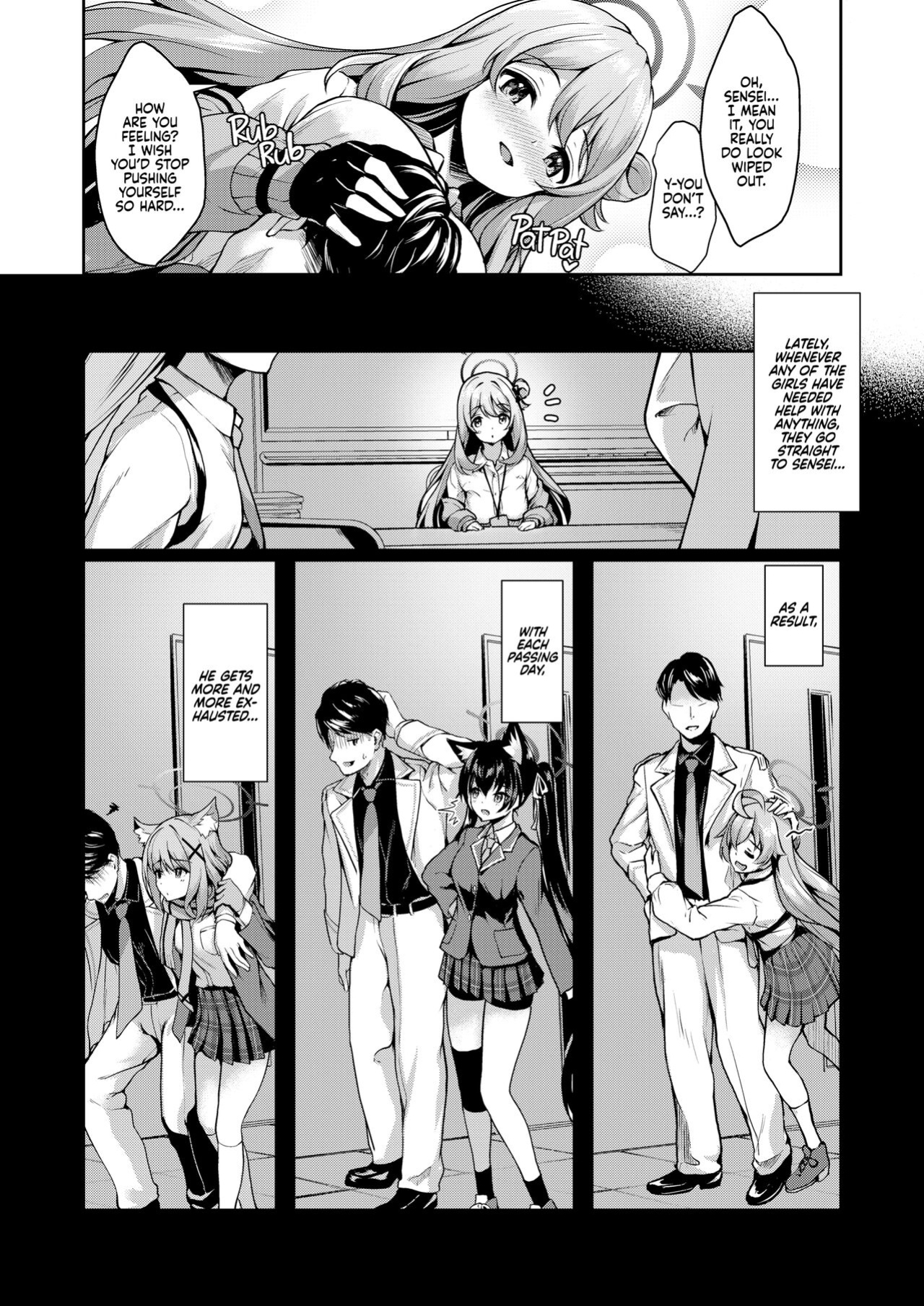 [Yusaritsukata (Awayume)] Sensei, Nonomi ga Iyashite Agemasu ne | Nonomi Will Make It All Better! (Blue Archive)