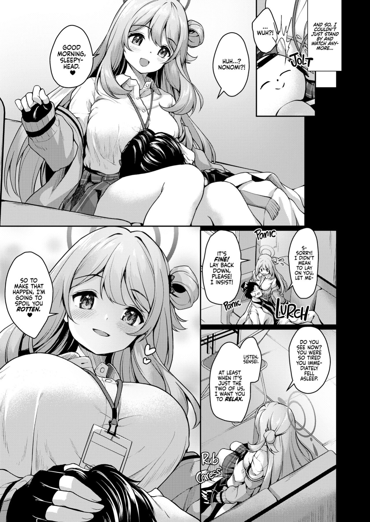 [Yusaritsukata (Awayume)] Sensei, Nonomi ga Iyashite Agemasu ne | Nonomi Will Make It All Better! (Blue Archive)
