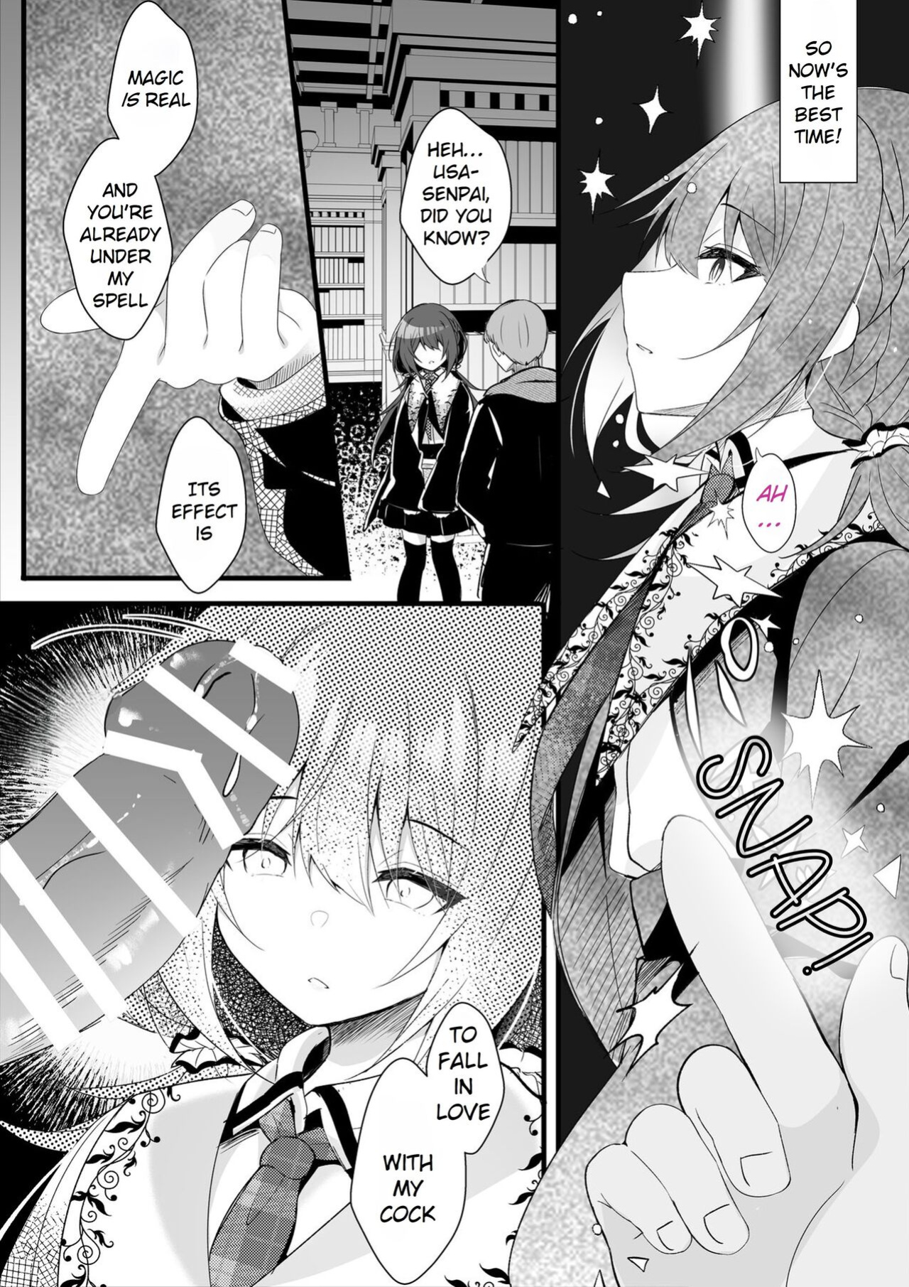 [Rocomani (Manatsu)] Kareshi Mochi no Sekenshirazu na Senpai o Saimin de Kuruwasu | Hypnotizing My Senpai, Who Has a Boyfriend, And Driving Her Crazy For Sex [Rei Scans]