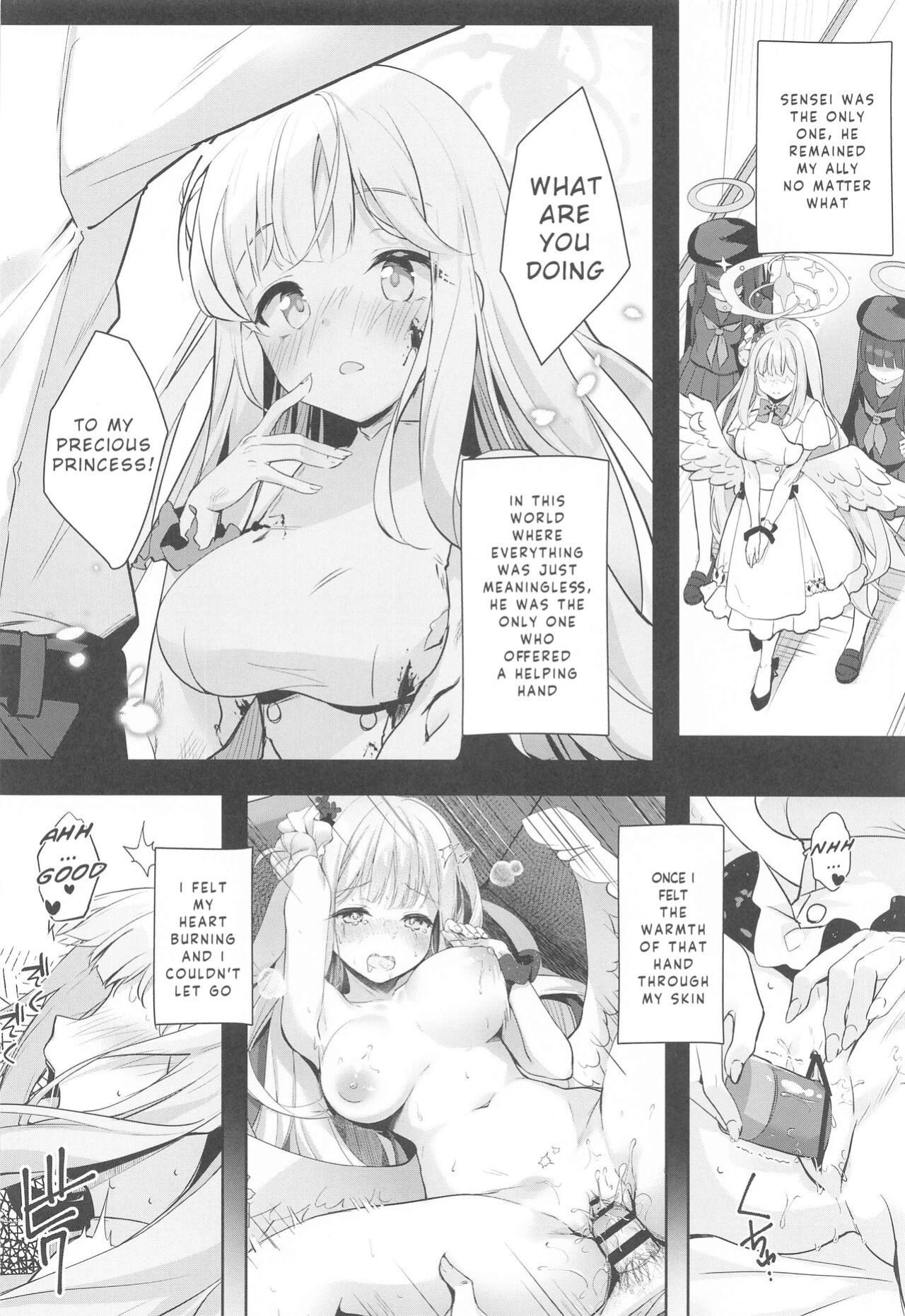 (C102) [Kinokomu Kami (Kinokomushi)] Sensei wa, Damasaretanda yo. | Sensei, you got deceived (Blue Archive) [Entropy]