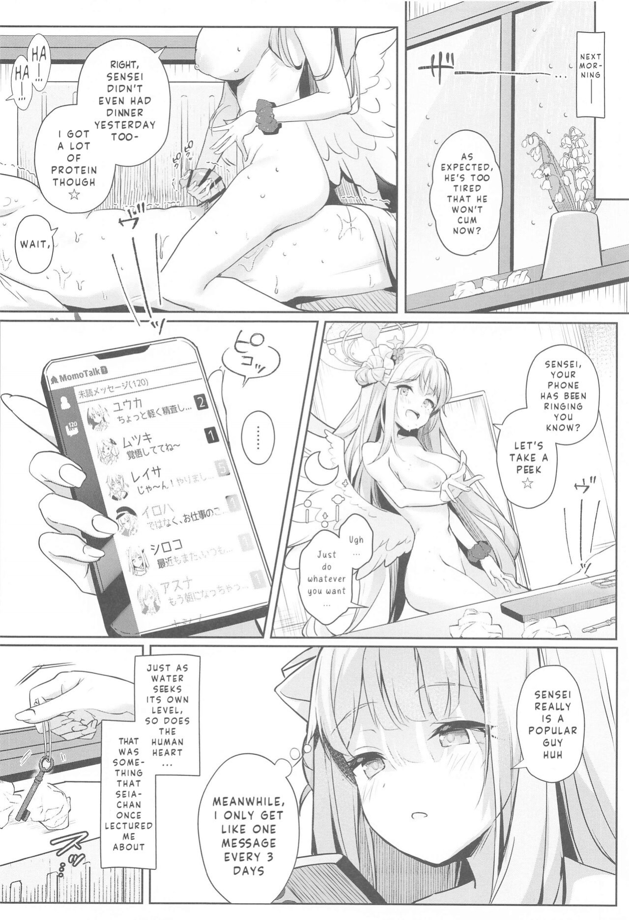 (C102) [Kinokomu Kami (Kinokomushi)] Sensei wa, Damasaretanda yo. | Sensei, you got deceived (Blue Archive) [Entropy]
