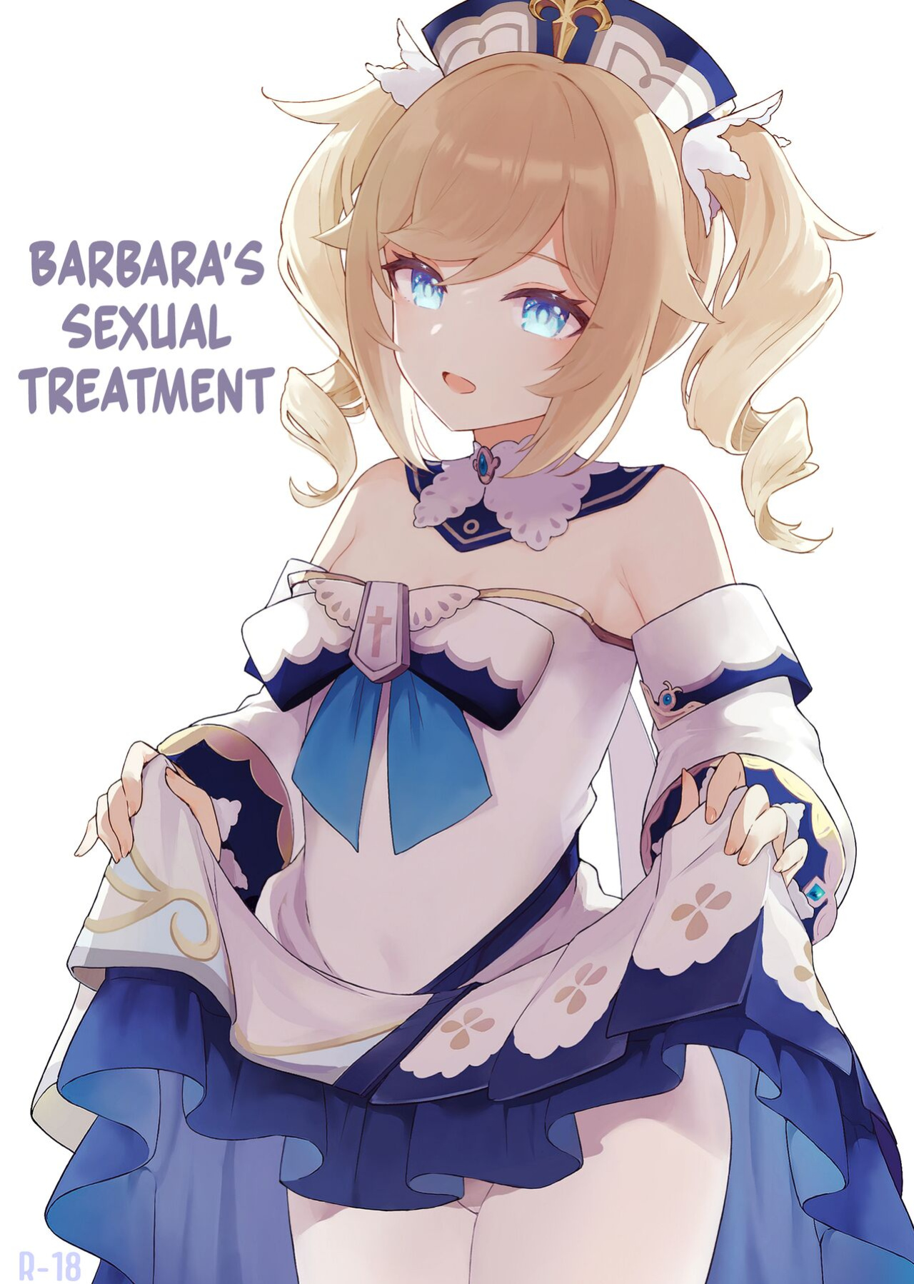 [Wasabi Mochi (Momosawa)] Barbara-chan ga Ecchi na Chiryou o Shite kureru Hon | Barbara's Sexual Treatment (Genshin Impact) [Shiromaru]