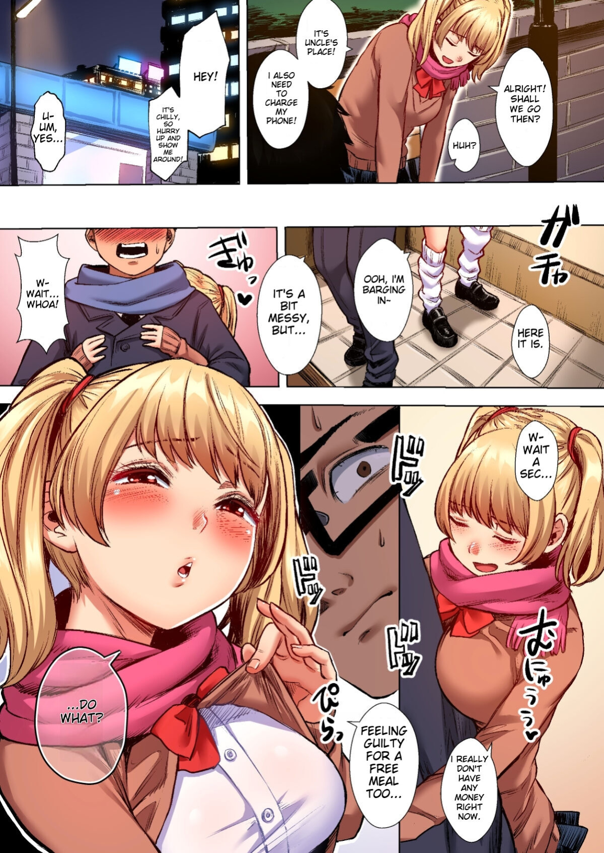 [Doushoku (Omizu Chihiro)] Wakeari JK Iede shita Gal o Kattemita Kekka! 1+2 Full Color Gappon-ban