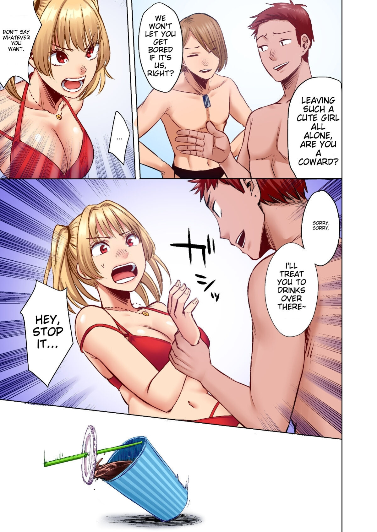 [Doushoku (Omizu Chihiro)] Wakeari JK Iede shita Gal o Kattemita Kekka! 1+2 Full Color Gappon-ban