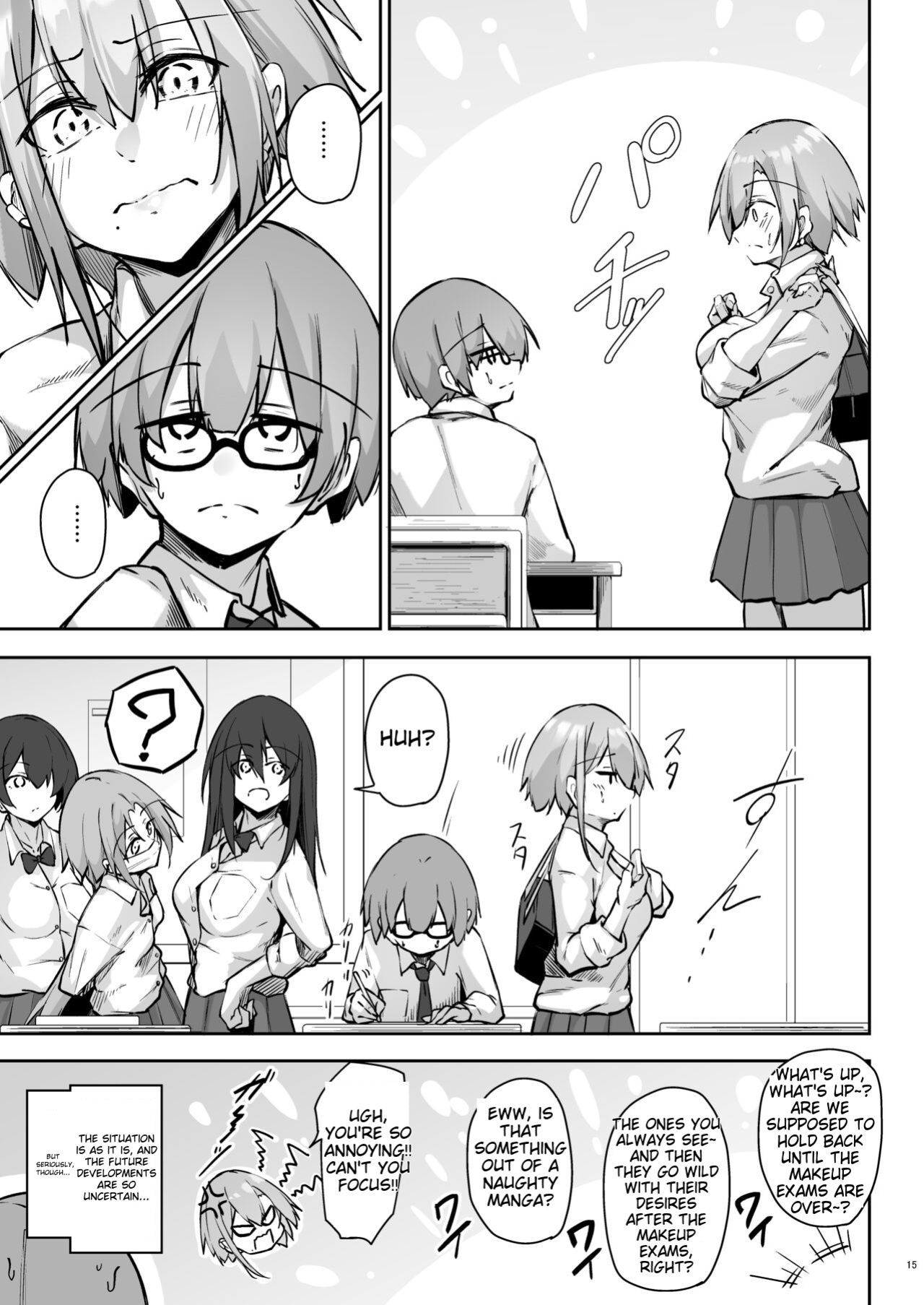 [Gakuen Ketsumeichou (Oriue Wato)] Tonari no seki no Toeda-san [ENG] [MTL]
