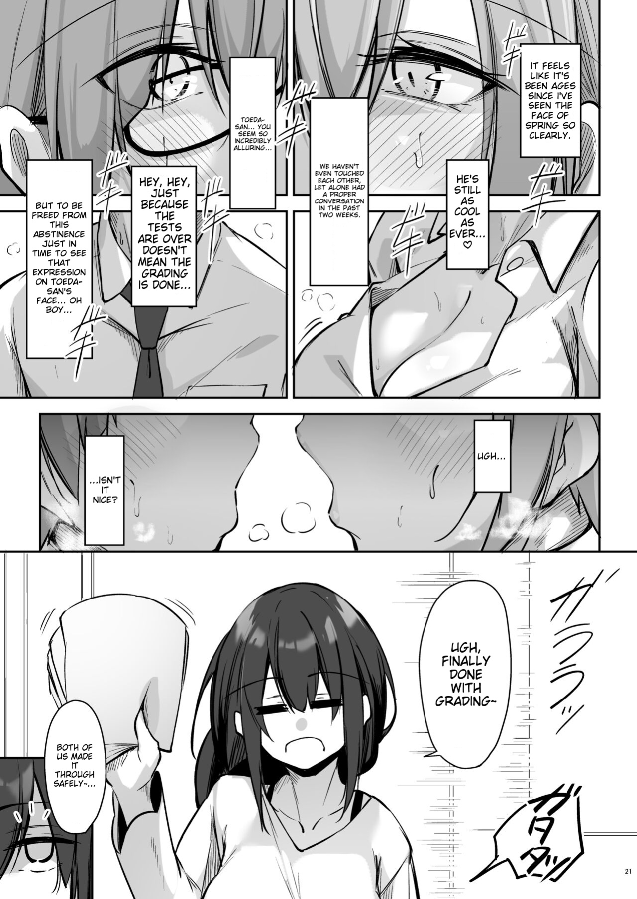 [Gakuen Ketsumeichou (Oriue Wato)] Tonari no seki no Toeda-san [MTL]