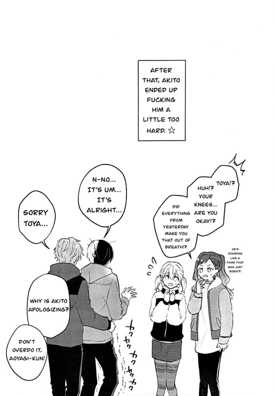 (2 Microphones. Ⅲ) [Chichimichi (Amakawa)] Hajimete. no hon (Project Sekai) [Gay Sex Translations]