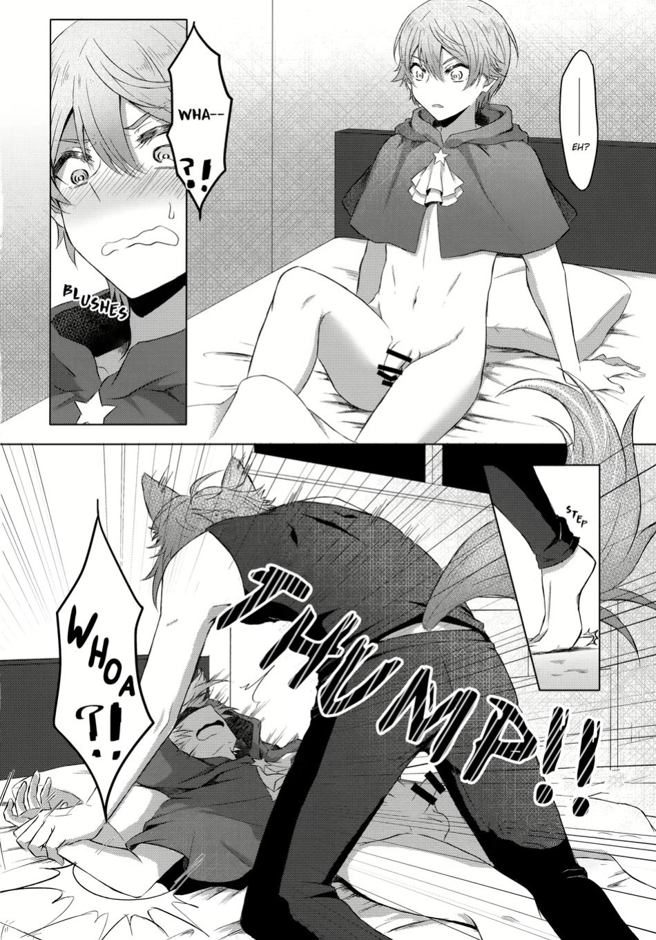 (Meguru Itsuka no STAGE! Hoshi ni Negai o. 2022) [Mogitate Smelt Ika (torimochiko)] Ookami ni Aka (Project Sekai) [Kasatsun]