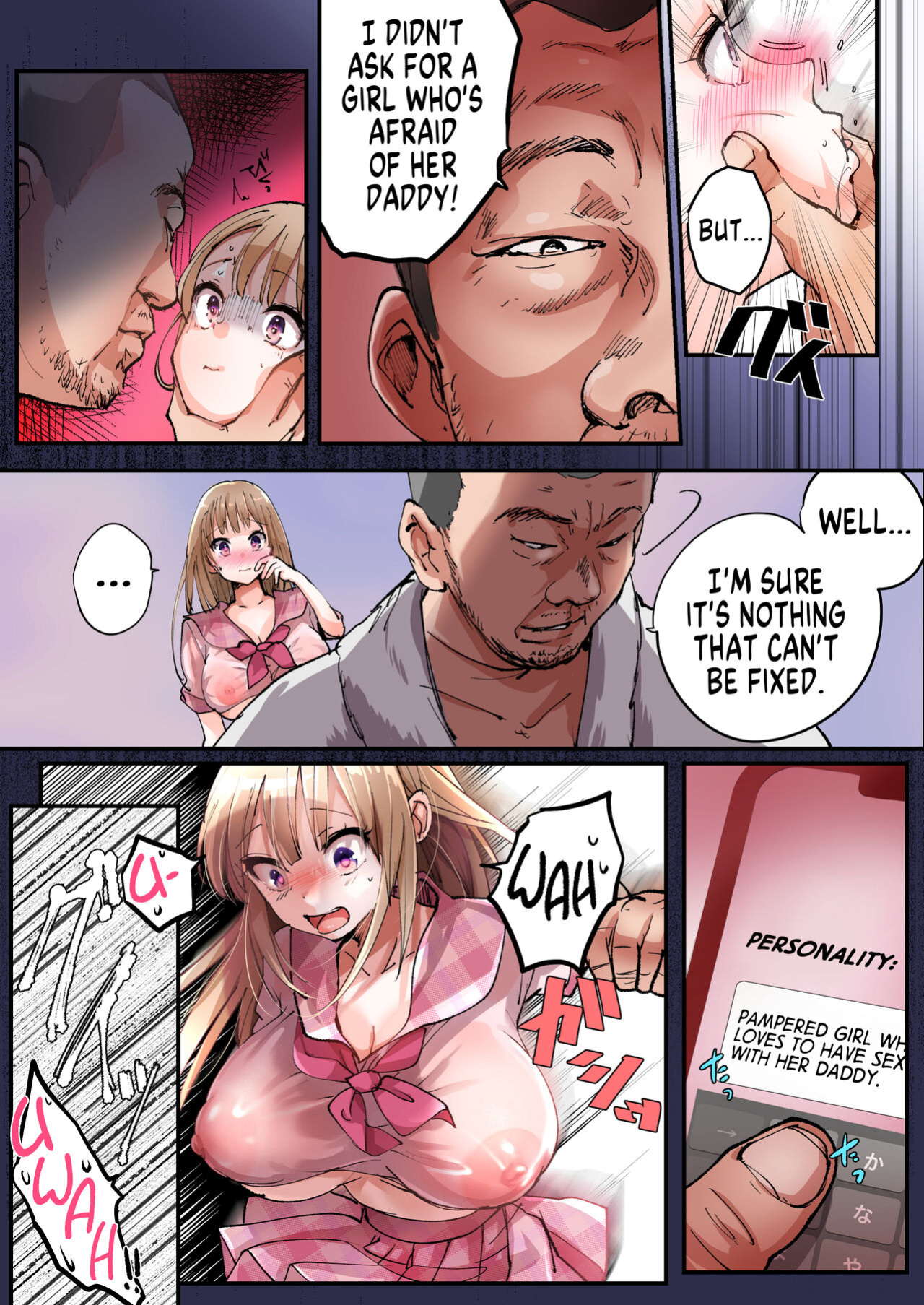 [Amuai Okashi Seisakusho (Tsukumaru)] A Part-Time Job That Turned me into a Gender-Bent Daddy's Dirty Little Girl! [GTF]
