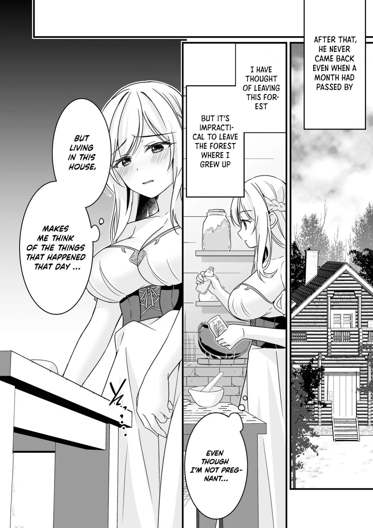 [Popontadou (Yoshii Kou)] Tasuketa Kishi no Ongaeshi wa Kozukuri de?! | The Knight She Helped Repays His Debt by Having a Child With Her?!