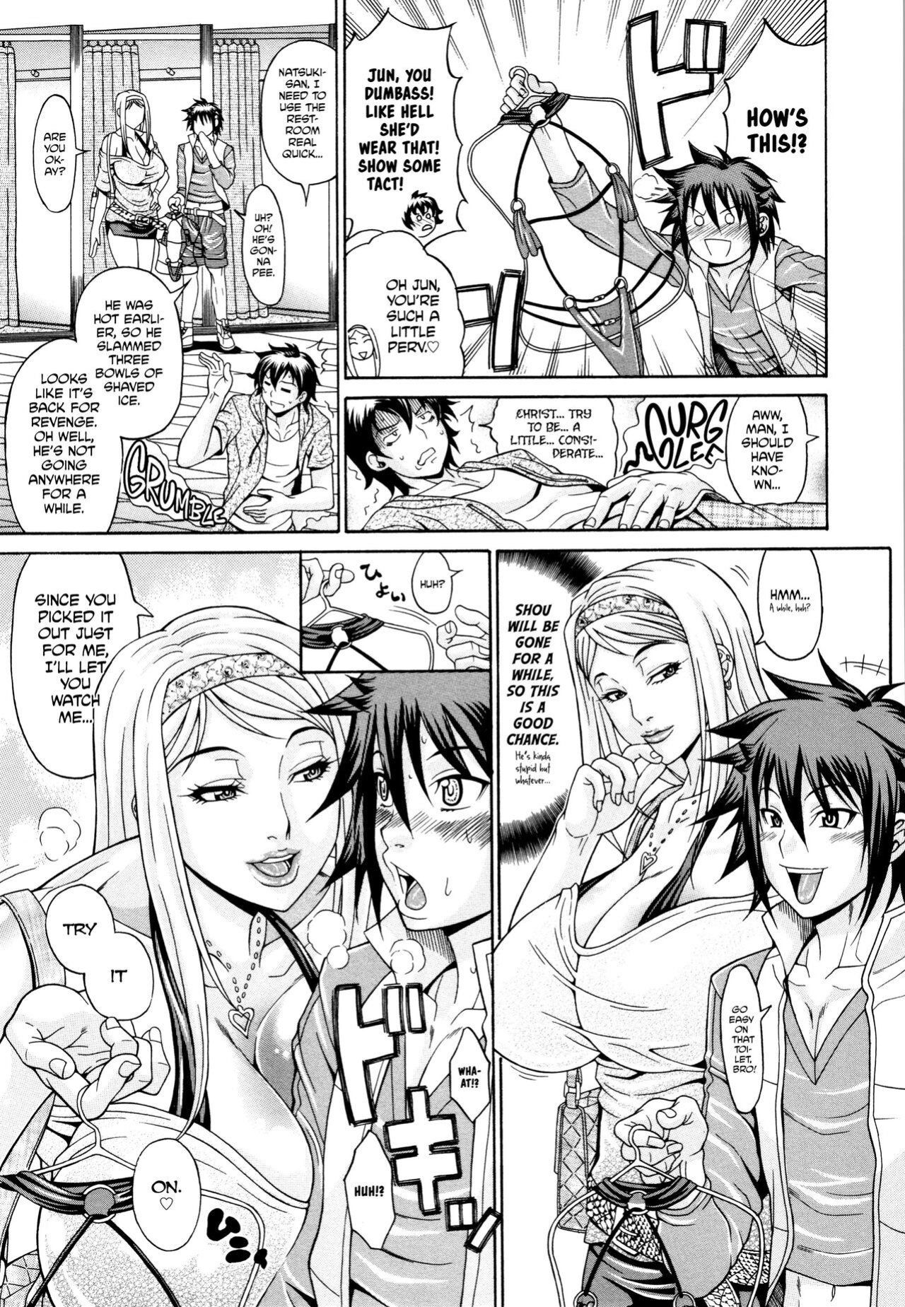 [Andou Hiroyuki] Oneppyu - "Women Like DOPPYUN - Milk Sauce" Ch. 4-5, 10