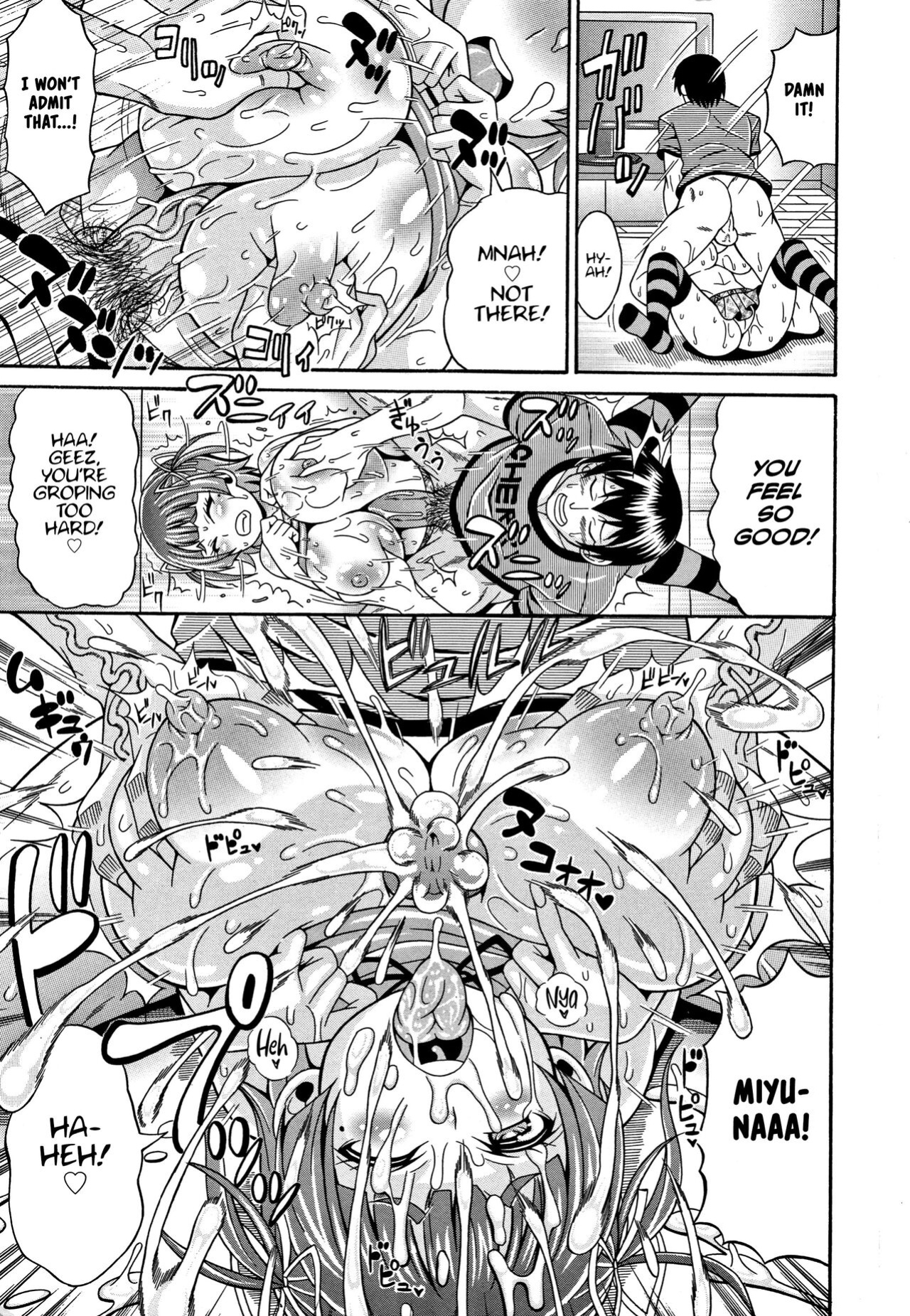 [Andou Hiroyuki] Mamire Chichi - Sticky Tits Feel Hot All Over. Ch. 1-3, 5, 7,9-11