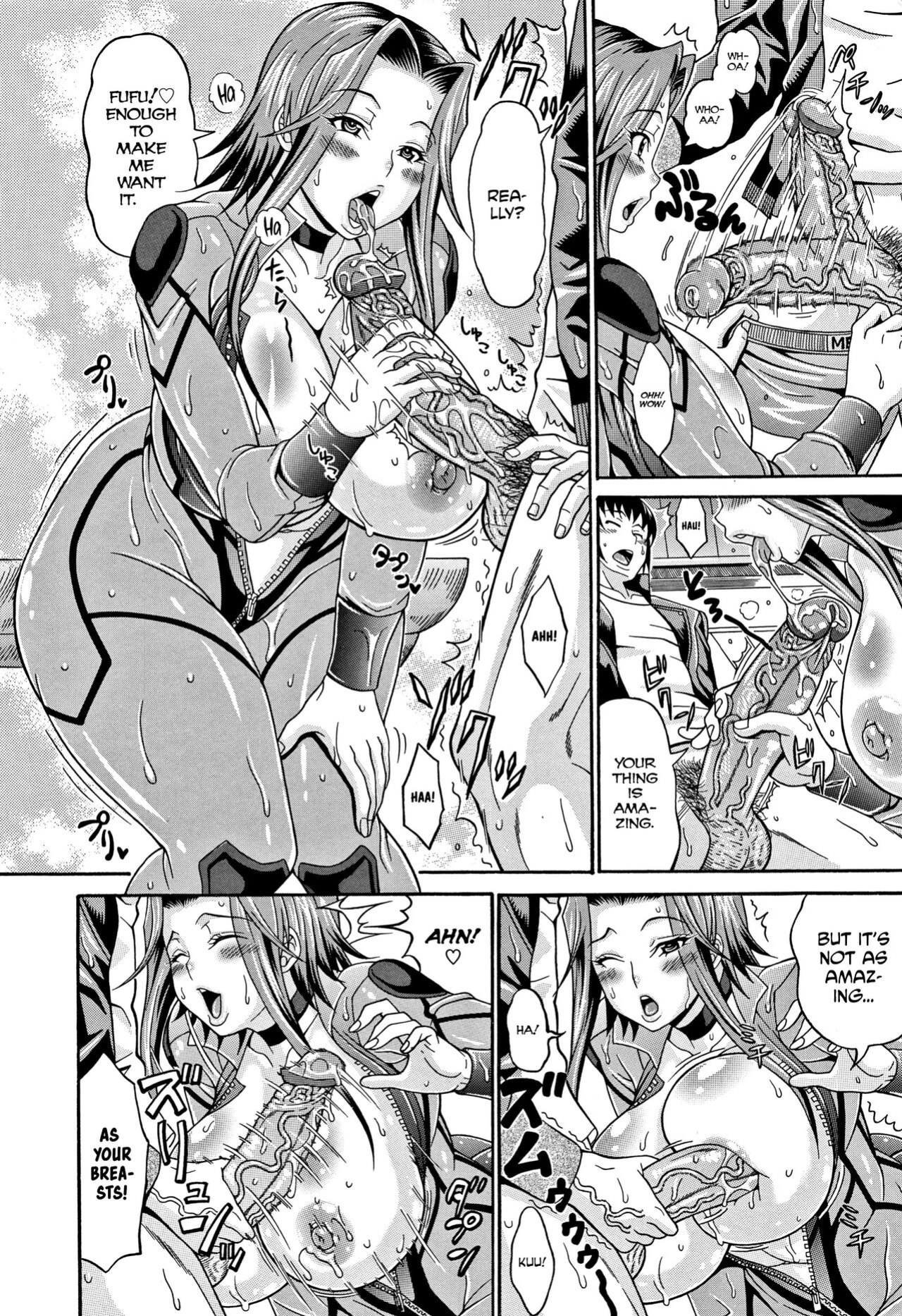 [Andou Hiroyuki] Mamire Chichi - Sticky Tits Feel Hot All Over. Ch. 1-3, 5, 7,9-11