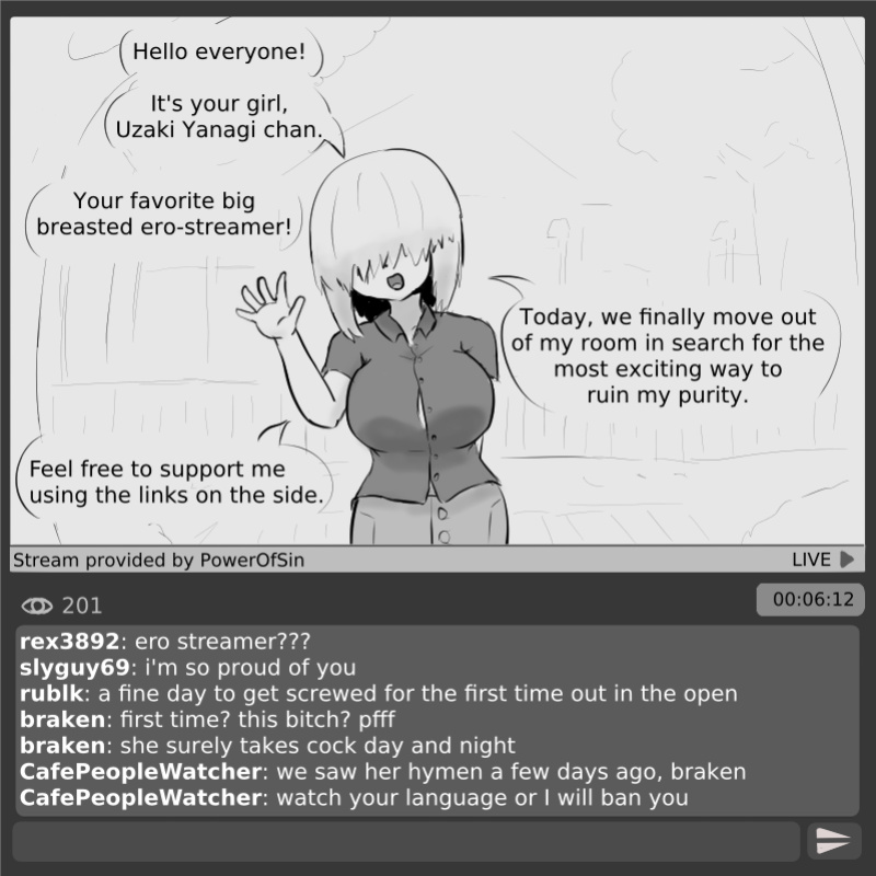 [PowerOfSin] ERO-Streamer Yanagi (Uzaki-chan wa Asobitai!)