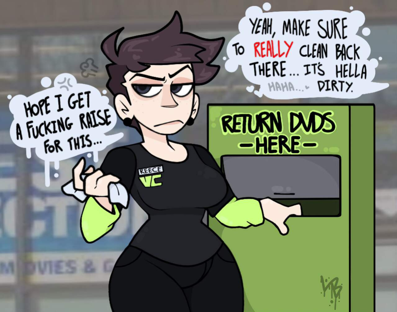 [lavabutts] Reece's Cleaning Shift