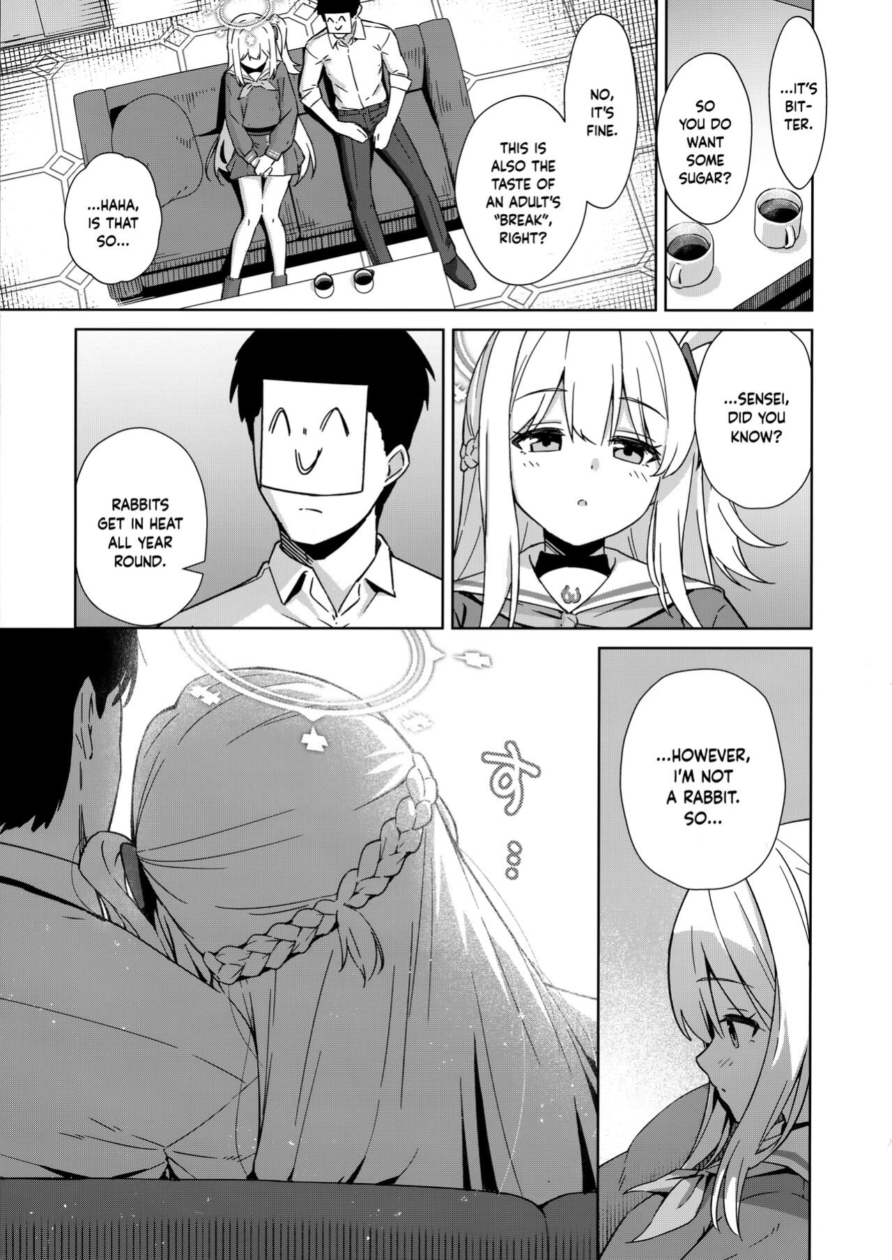 (C102) [Amochinchi (Amochin)] Watashi o Usagi ni Suru no wa - You make me a rabbit (Blue Archive) [DAJI's TLs]